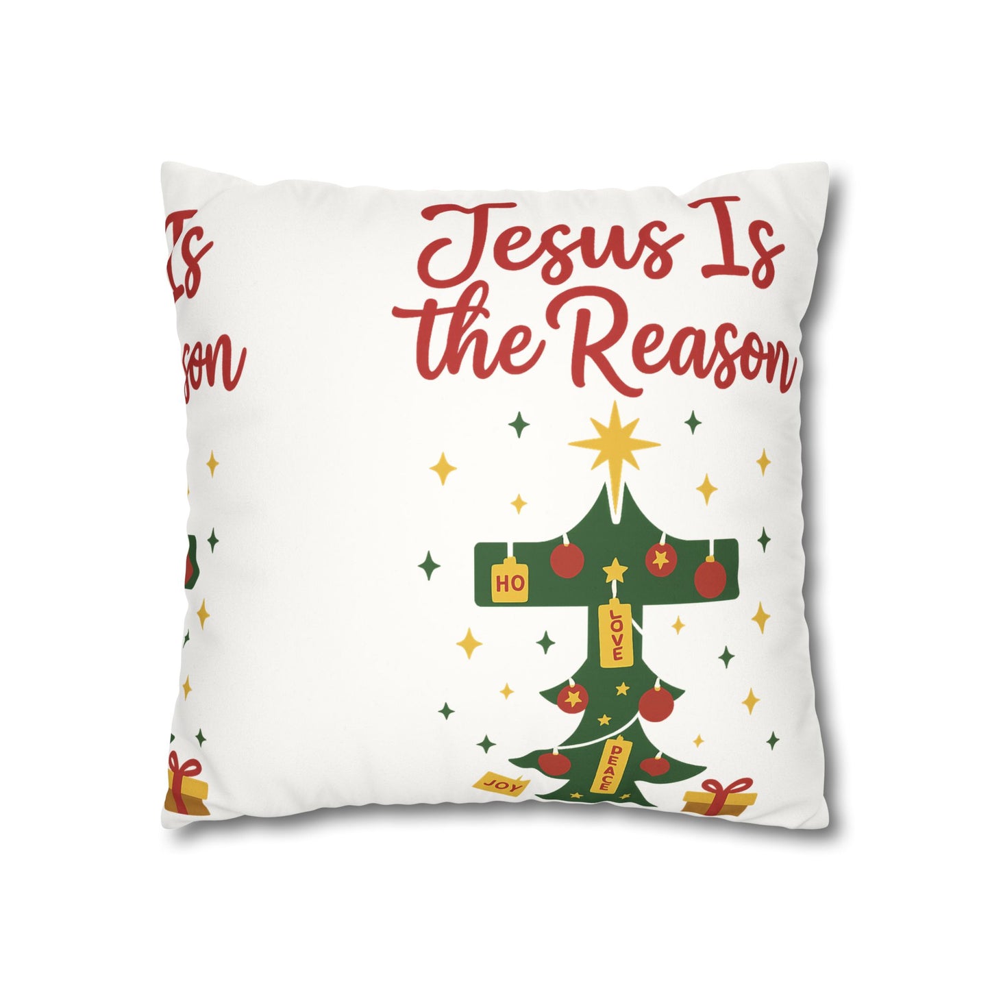 Christmas Decorative Pillowcase - Jesus Is the Reason