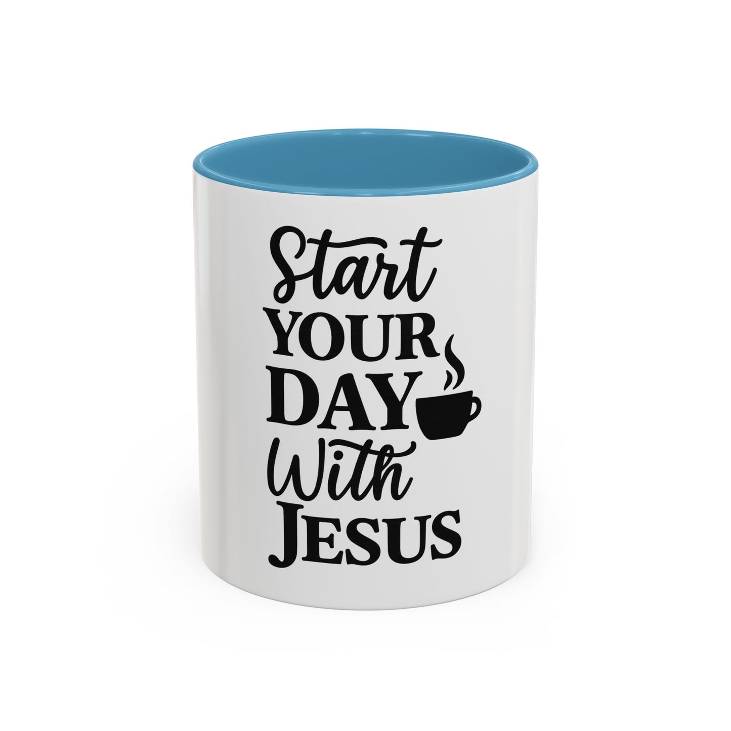 Christian Coffee Mug – Start Your Day with Jesus