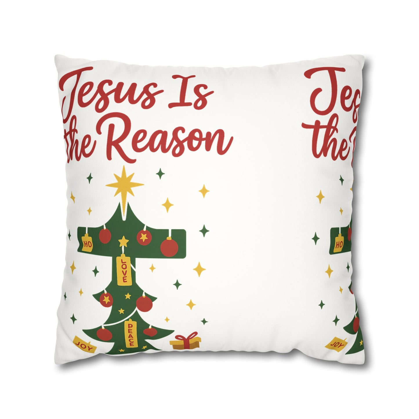Christmas Decorative Pillowcase - Jesus Is the Reason