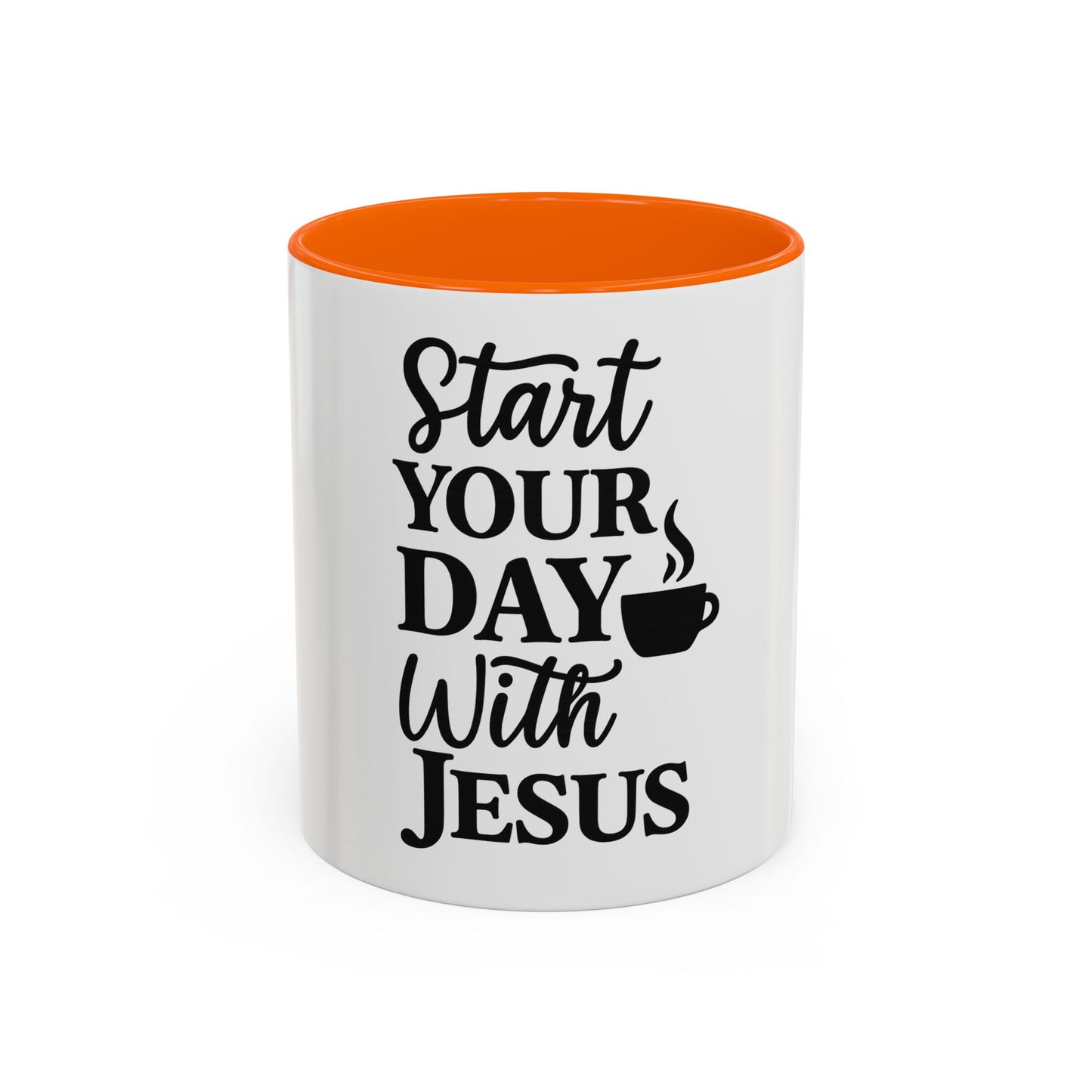 Christian Coffee Mug – Start Your Day with Jesus