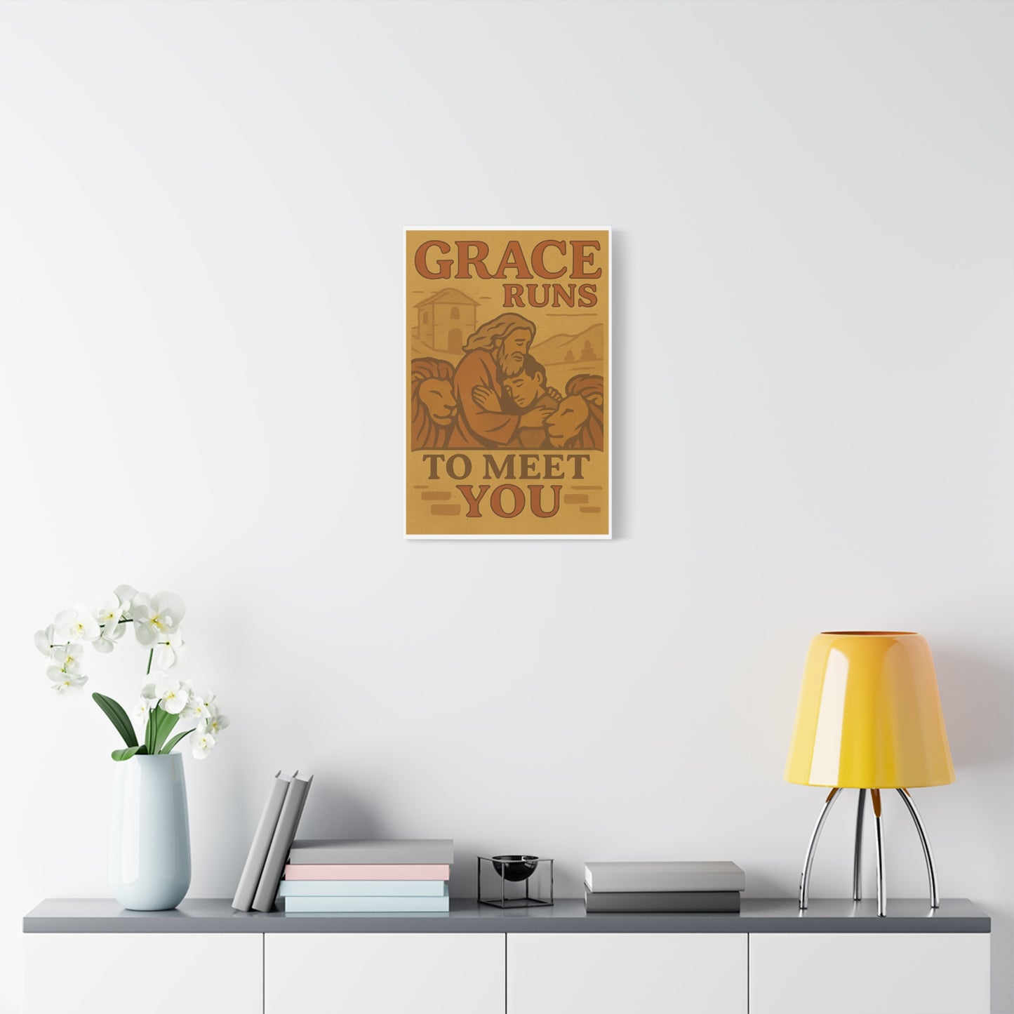 The Prodigal Son Wall Art | Vintage Christian Poster – Redemption & Grace Illustration.
