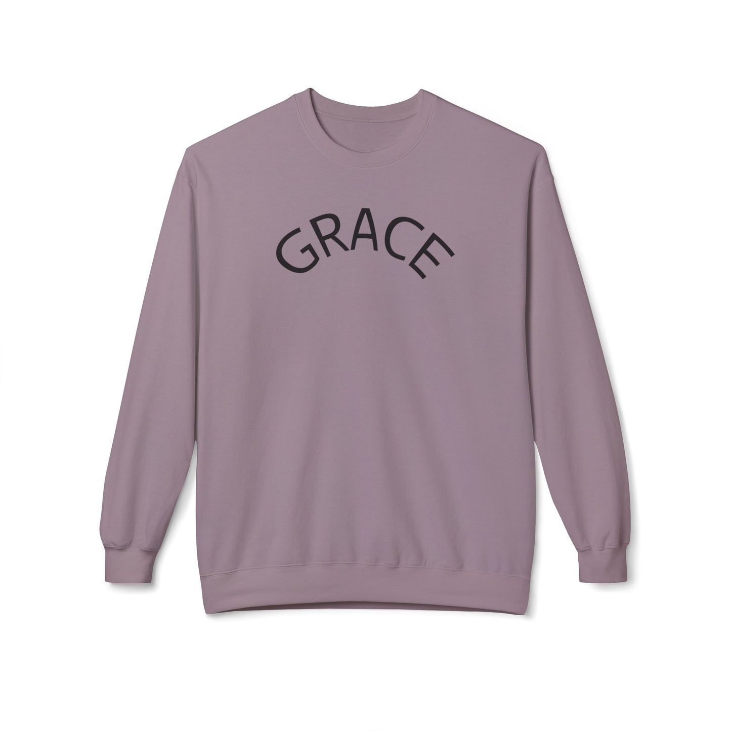 Grace Crewneck Sweatshirt, Unisex Fleece Sweater, Cozy Pullover, Inspirational Gift, Casual Style, Perfect for Every Occasion