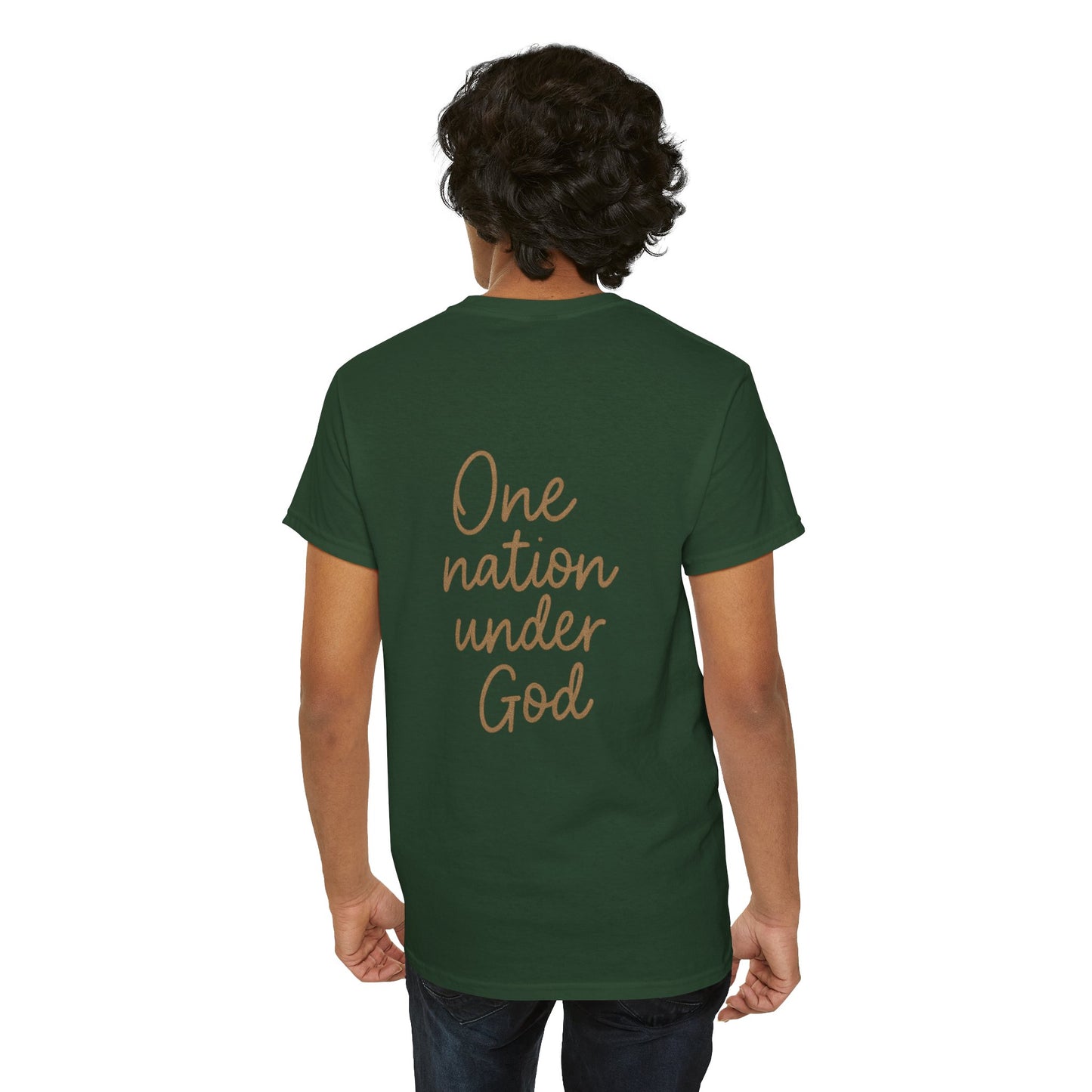 One Nation Under God T-Shirt – Patriotic Christian Unisex Tee
