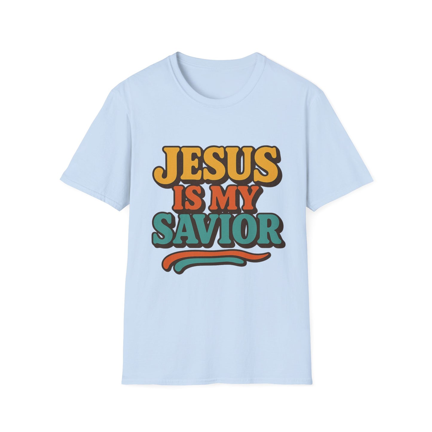 Jesus Is My Saviour Softstyle Christian Tee | Faith T-Shirt for Men & Women.