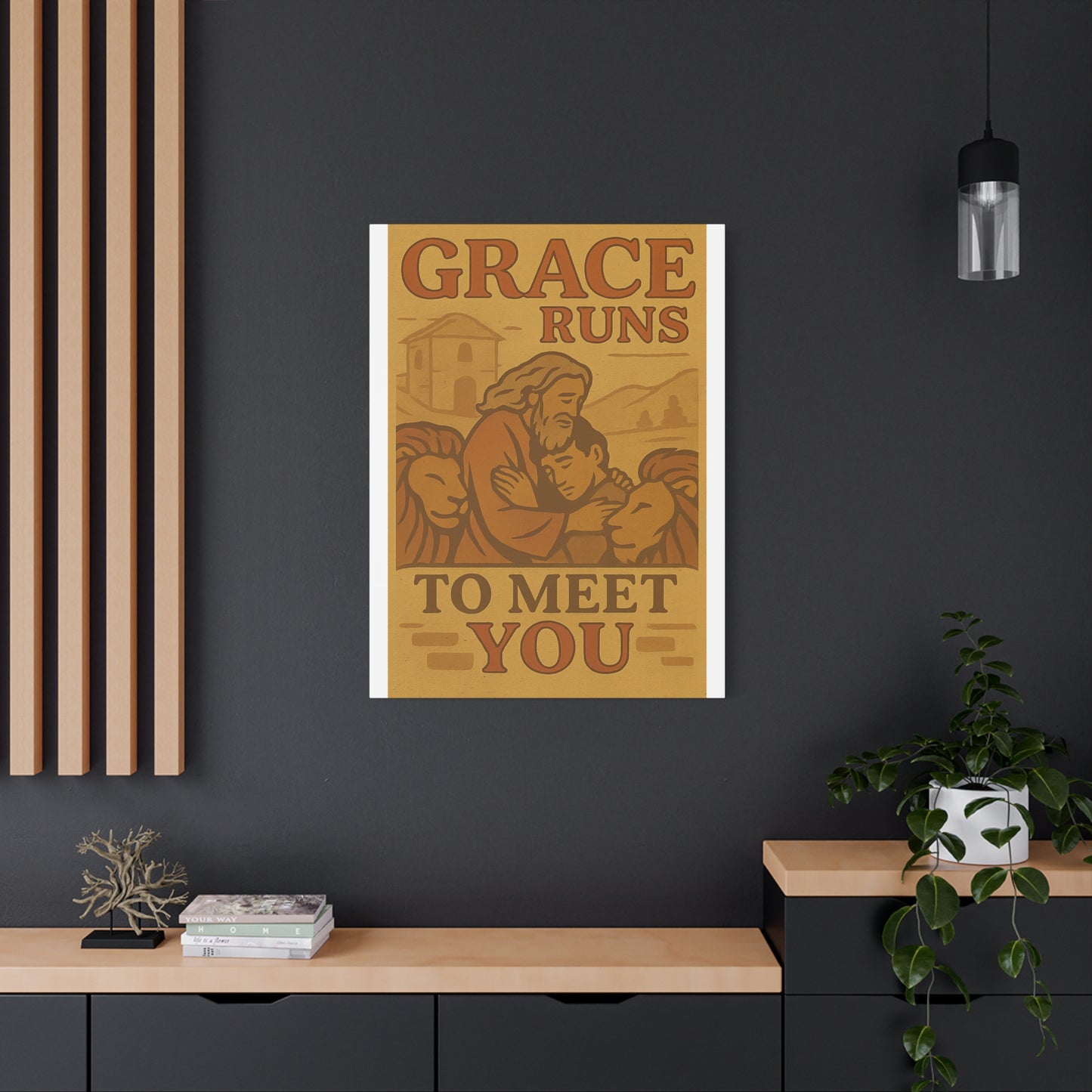 The Prodigal Son Wall Art | Vintage Christian Poster – Redemption & Grace Illustration.
