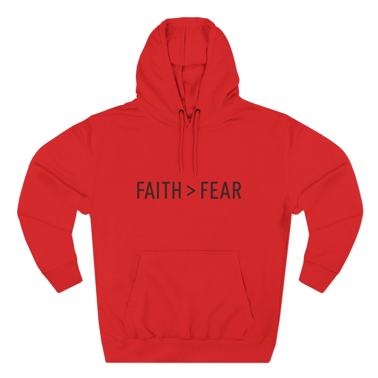 Faith Over Fear Unisex Hoodie – Christian Affirmation Apparel | Cozy & Bold Statement Piece