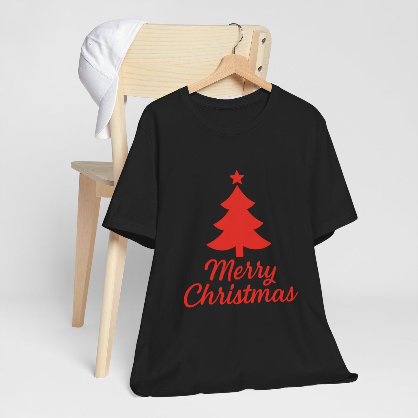 Merry Christmas Unisex Heavy Cotton Tee – Faith-Inspired Holiday Shirt