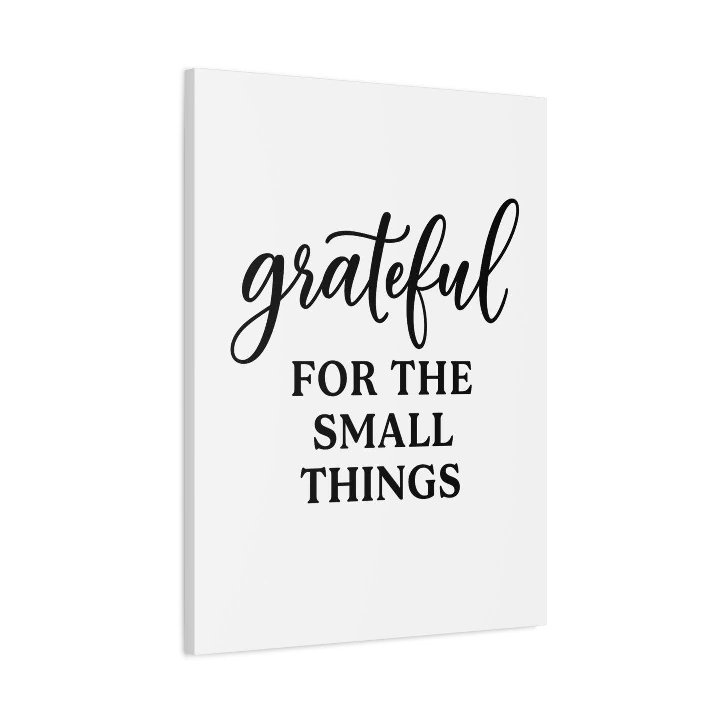Grateful Wall Art | Inspirational Christian Home Decor-Matte Canvas, Stretched, 1.25"