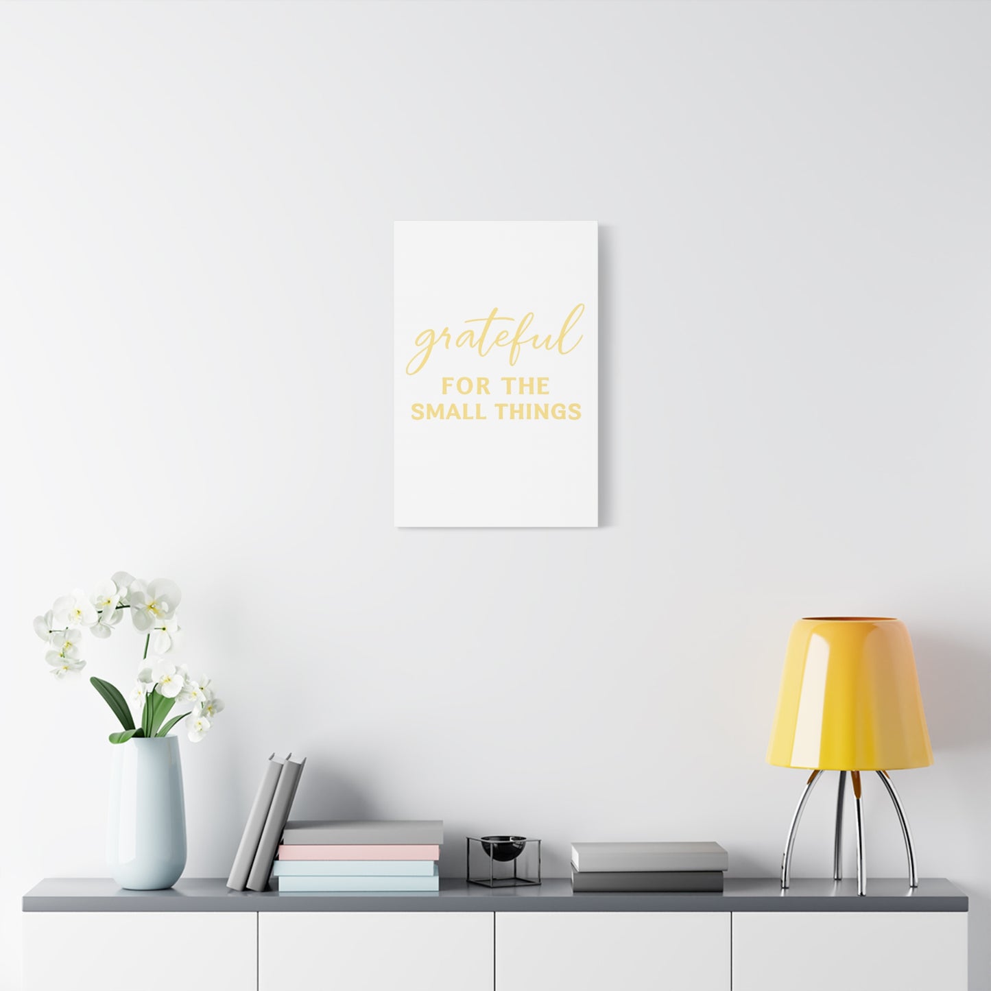 Grateful Wall Art | Inspirational Christian Home Decor - Matte Canvas, Stretched, 1.25"