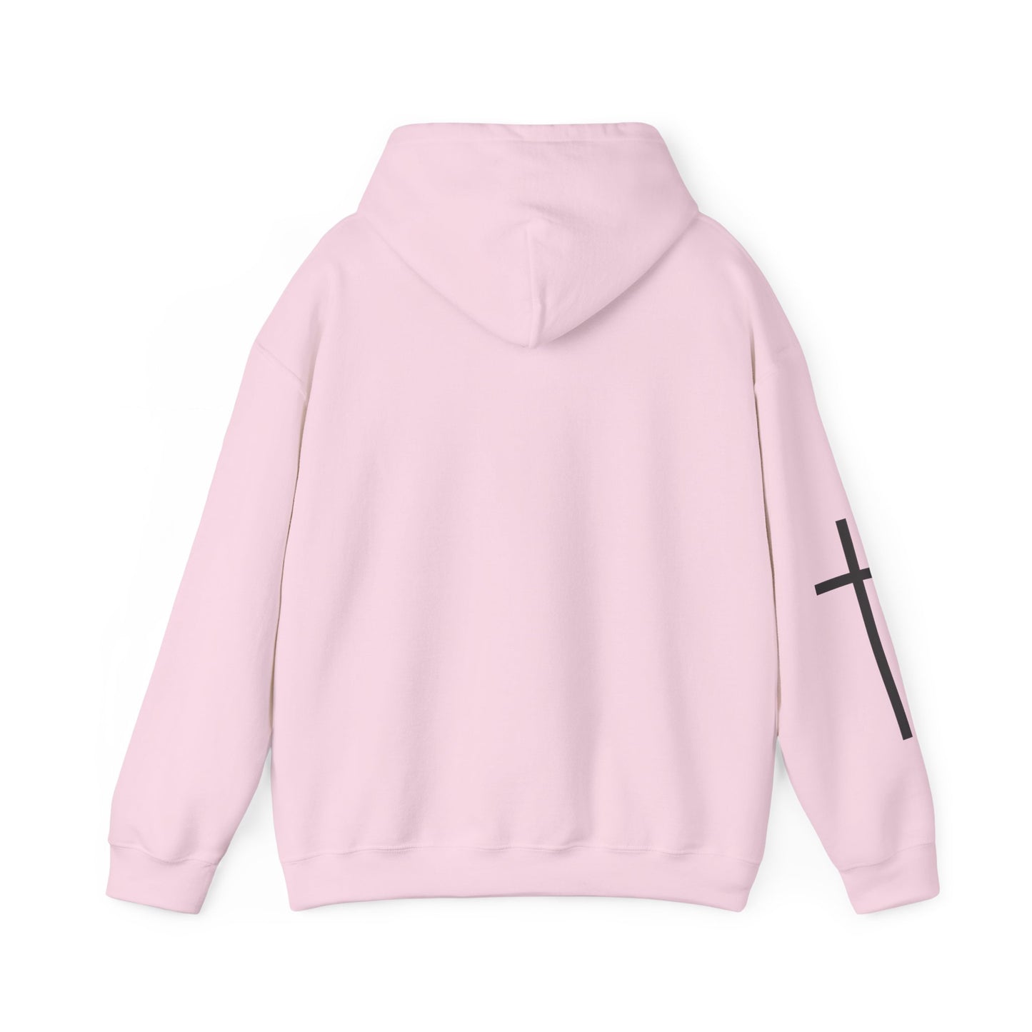 Cross Sleeve Unisex Hoodie | Faith Apparel | Heavy Blend Sweatshirt