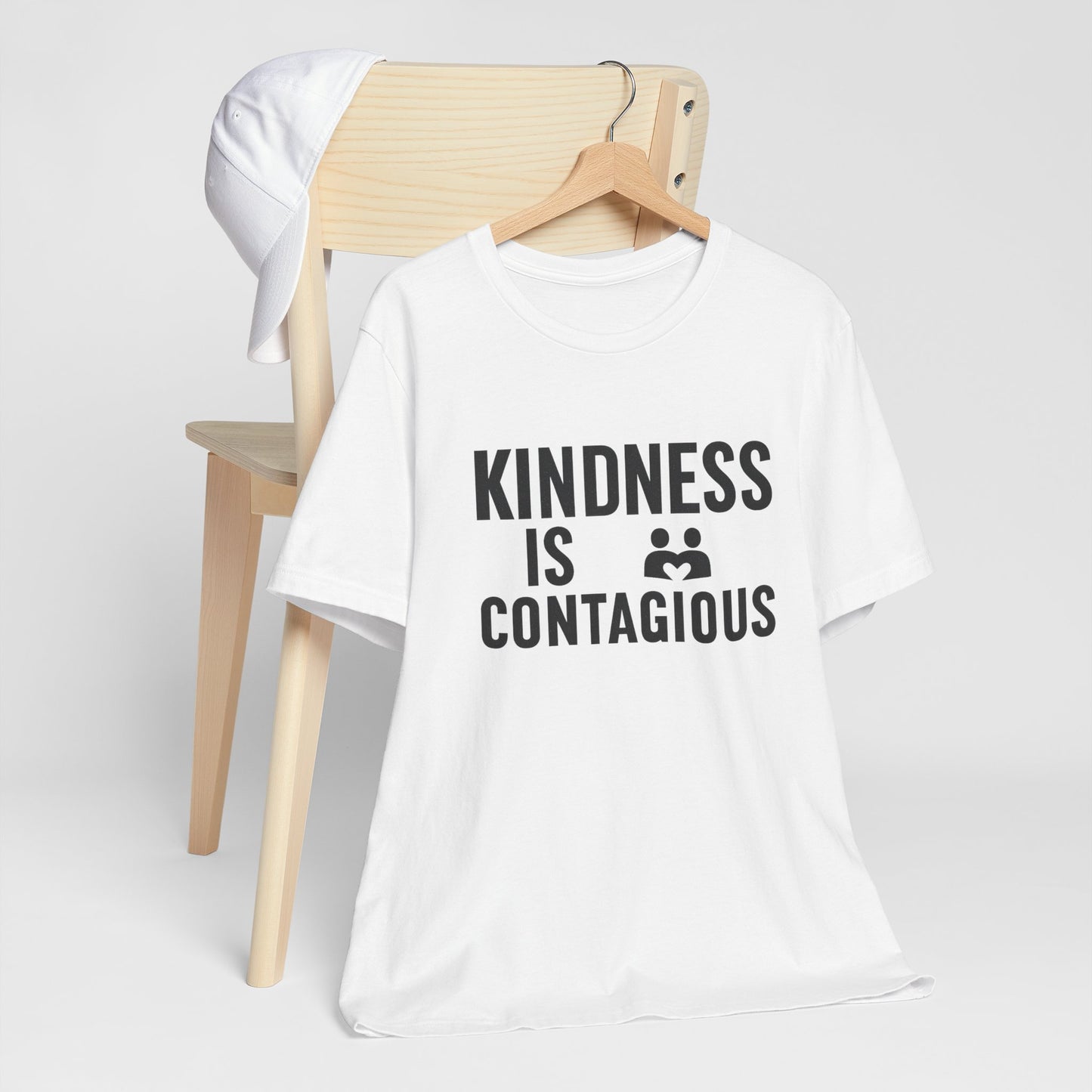 Kindness is Contagious Unisex T-Shirt | Soft Jersey Short Sleeve