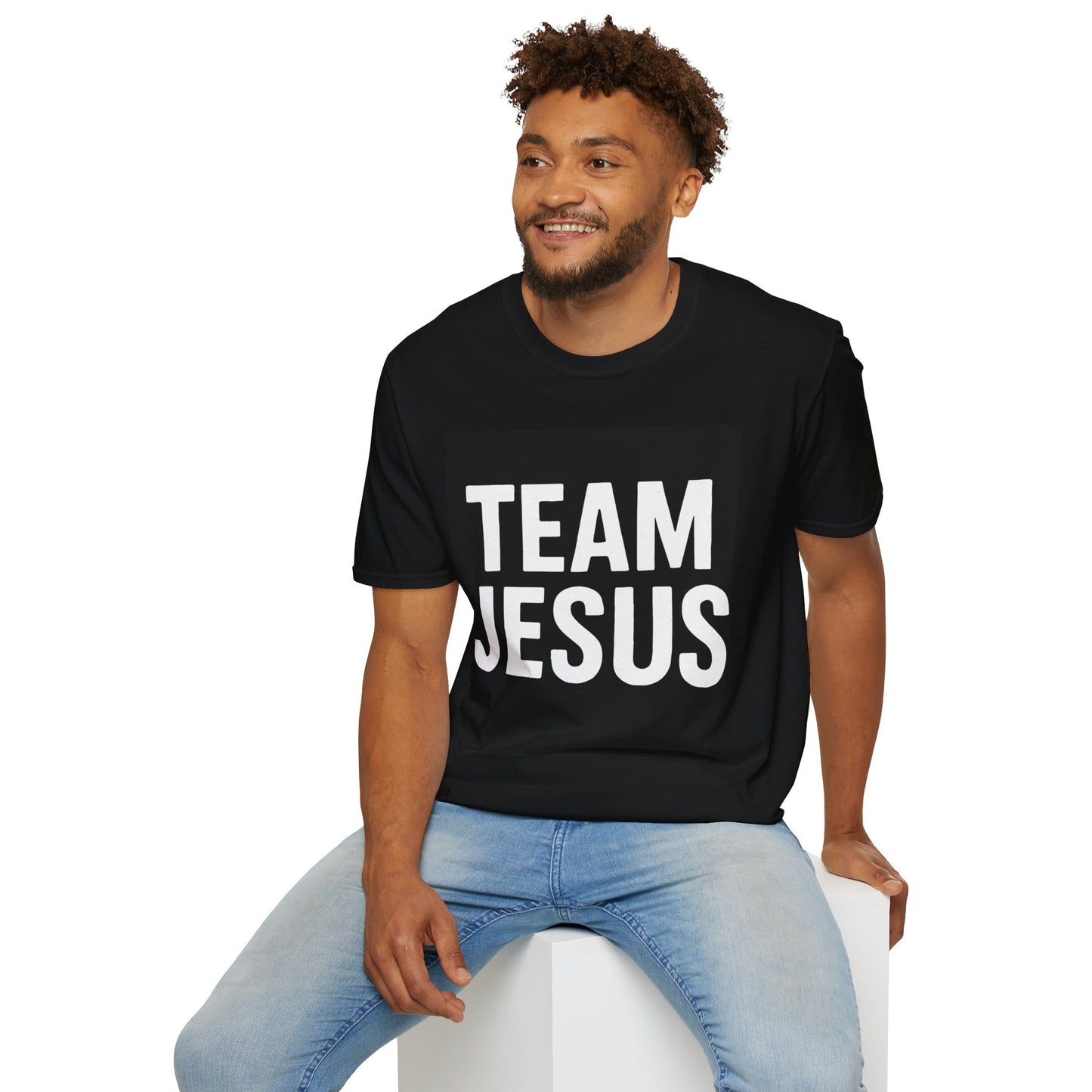 Team Jesus Heavy Cotton Tee | Bold Christian Streetwear
