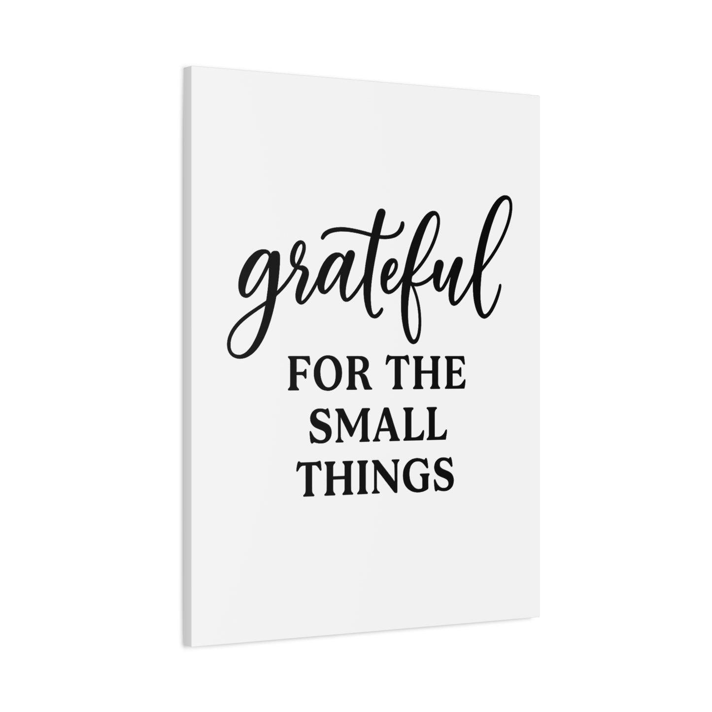 Grateful Wall Art | Inspirational Christian Home Decor-Matte Canvas, Stretched, 1.25"