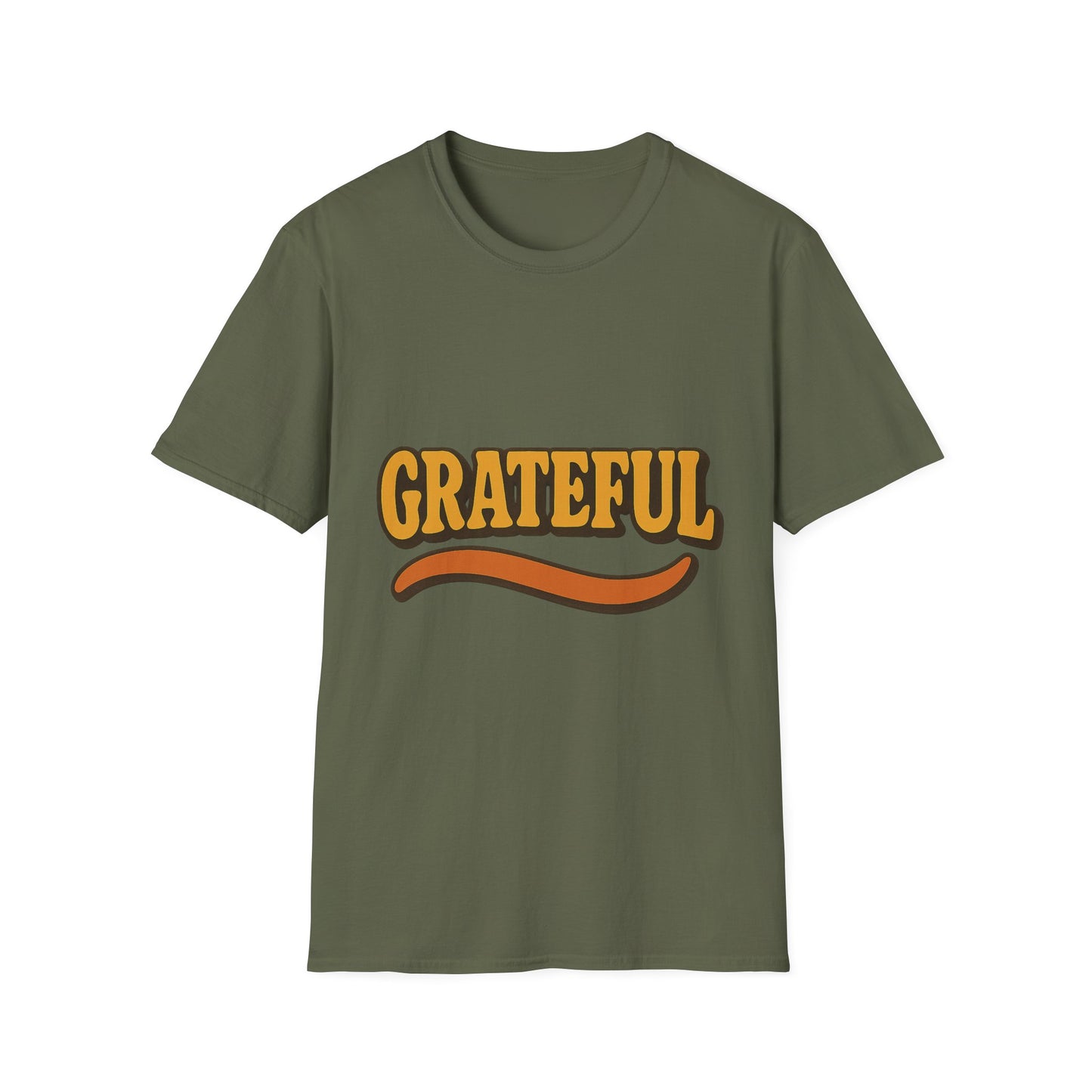 Grateful Softstyle Christian T-Shirt – Faith-Inspired Affirmation Tee for Women & Men