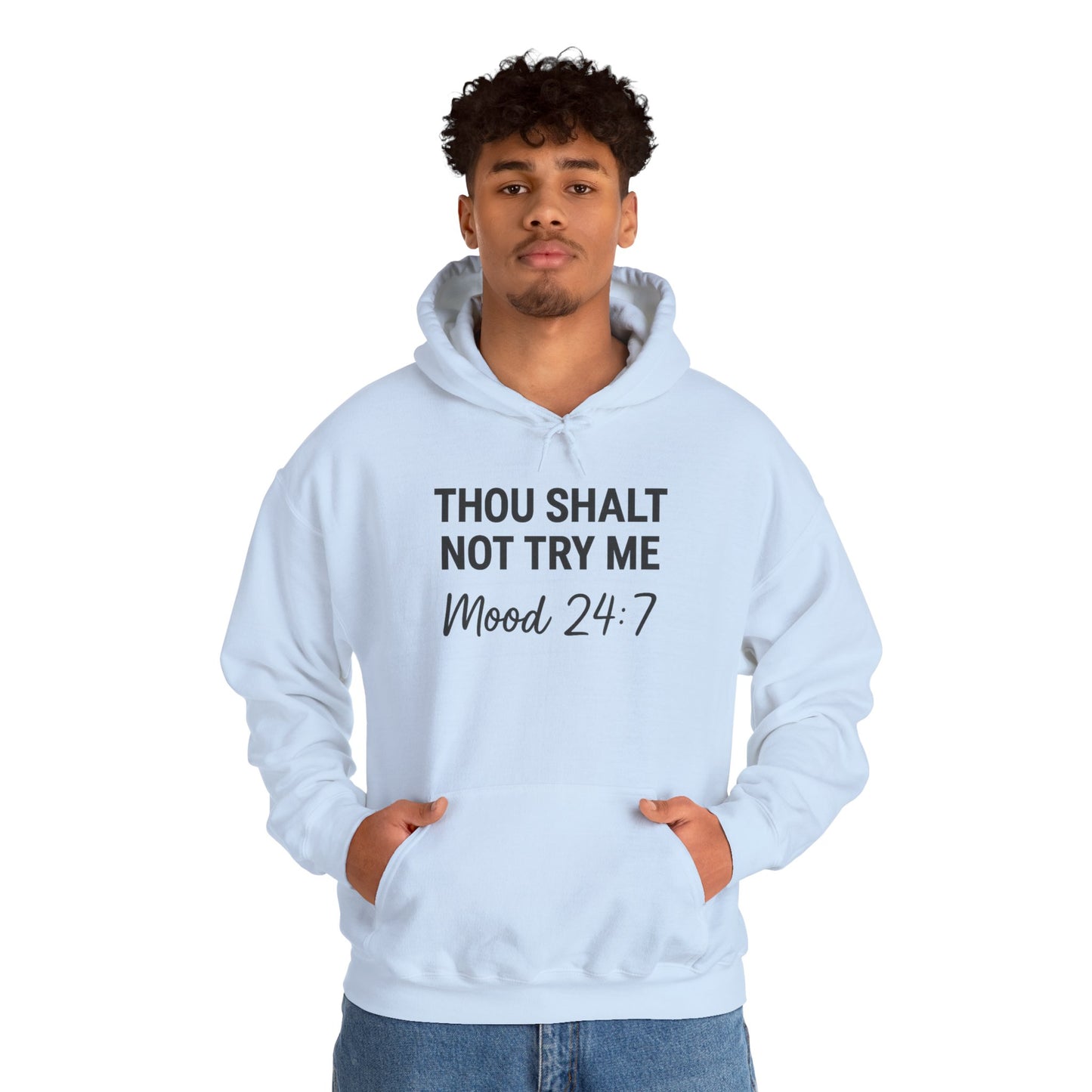 Thou Shall Not Try Me Hoodie – Funny Christian Sweatshirt with Attitude.