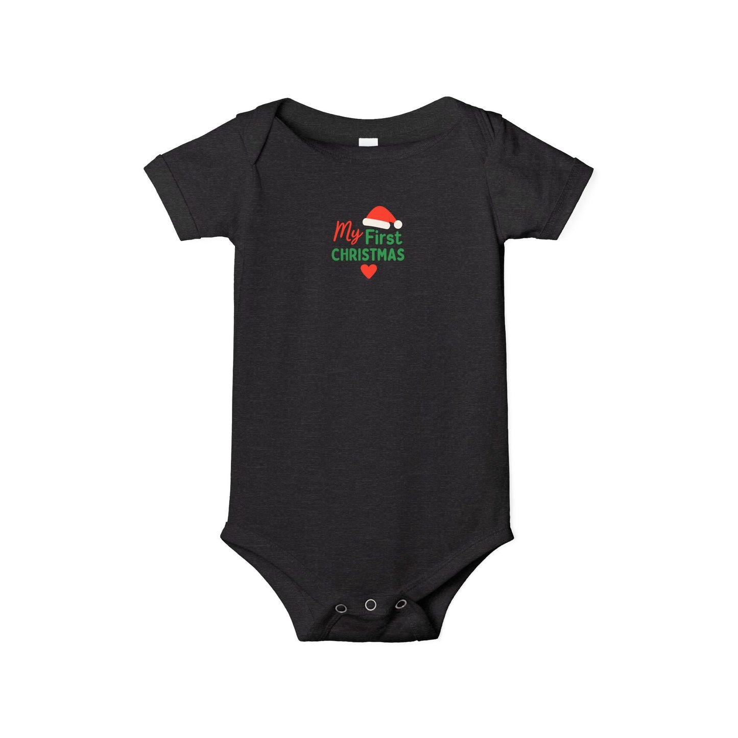 Baby’s First Christmas | Christian Infant Jersey One Piece – Soft & Festive Holiday Bodysuit