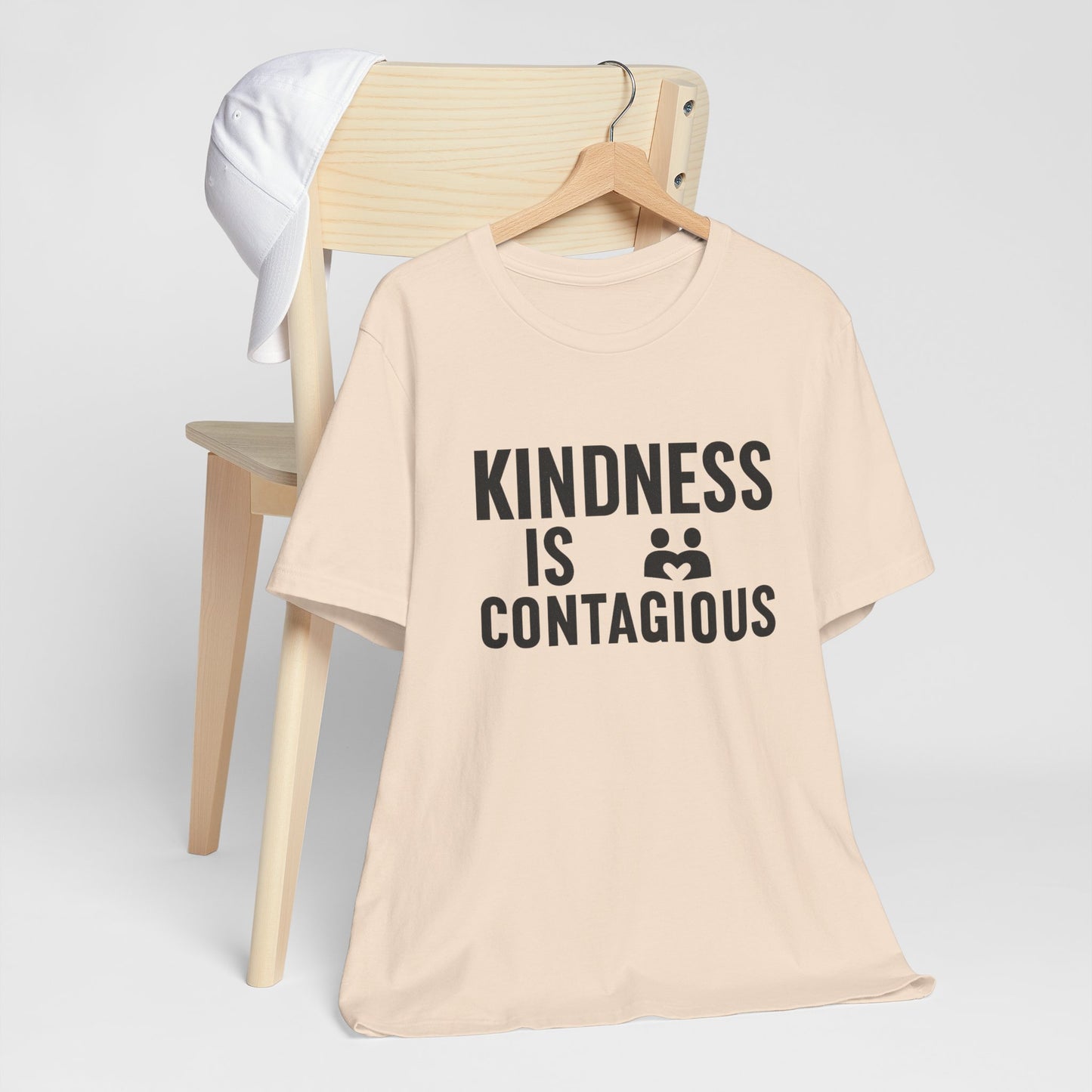 Kindness is Contagious Unisex T-Shirt | Soft Jersey Short Sleeve