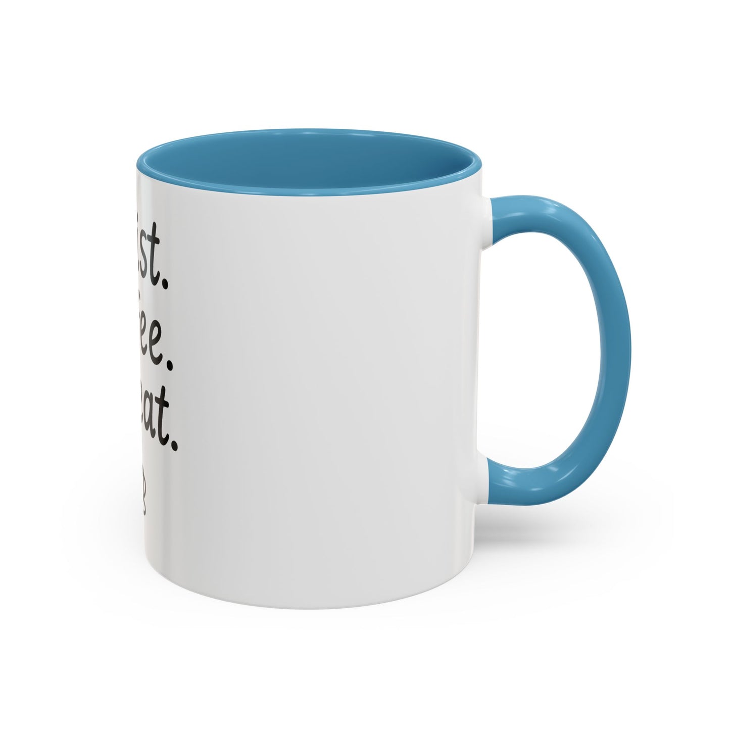 Christ Coffee Repeat Accent Mug | Christian Coffee Cup | 11oz