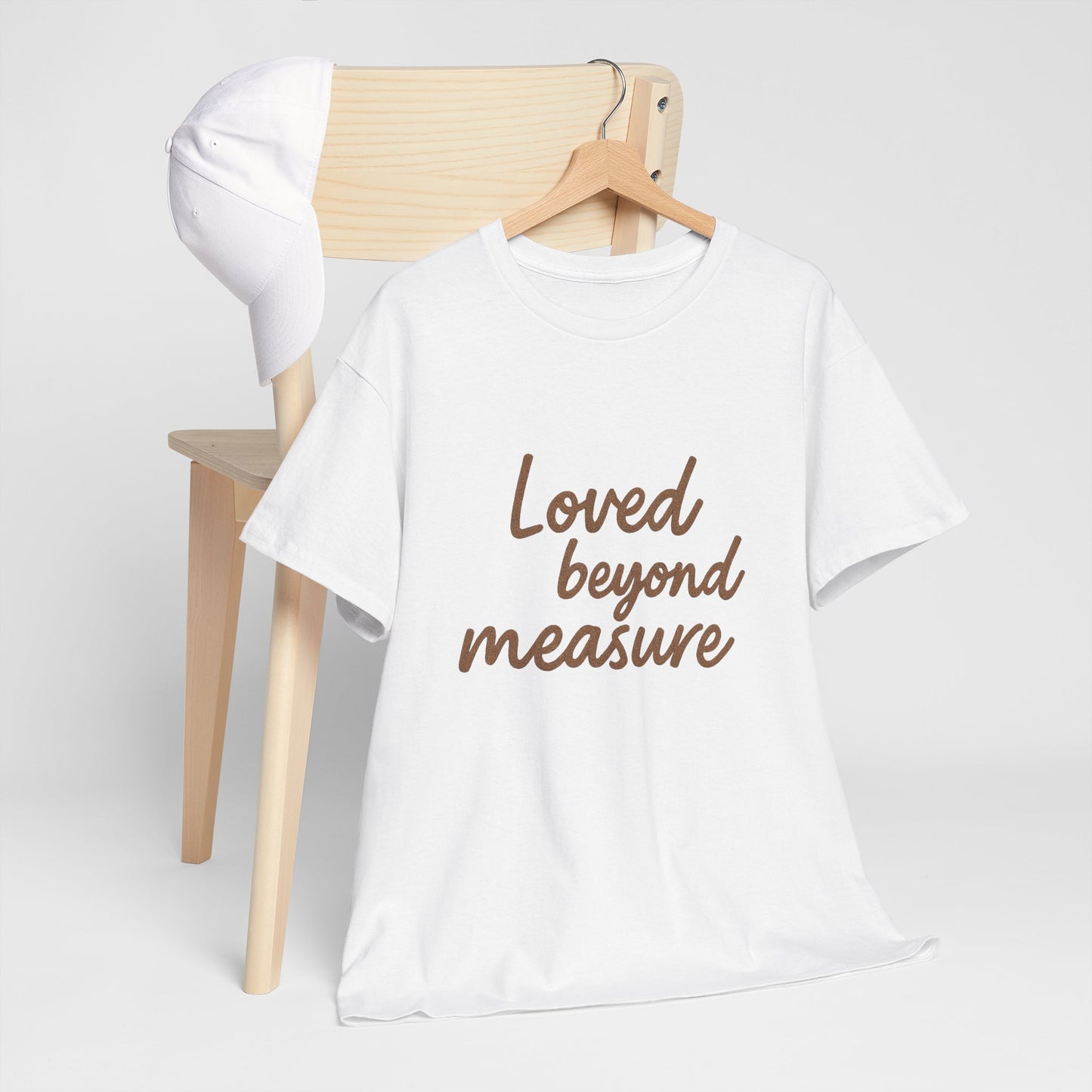 Loved Beyond Measure Unisex Cotton Tee, Gift for Mom, Inspirational Shirt, Casual Wear, Everyday Comfort, Perfect for Birthdays