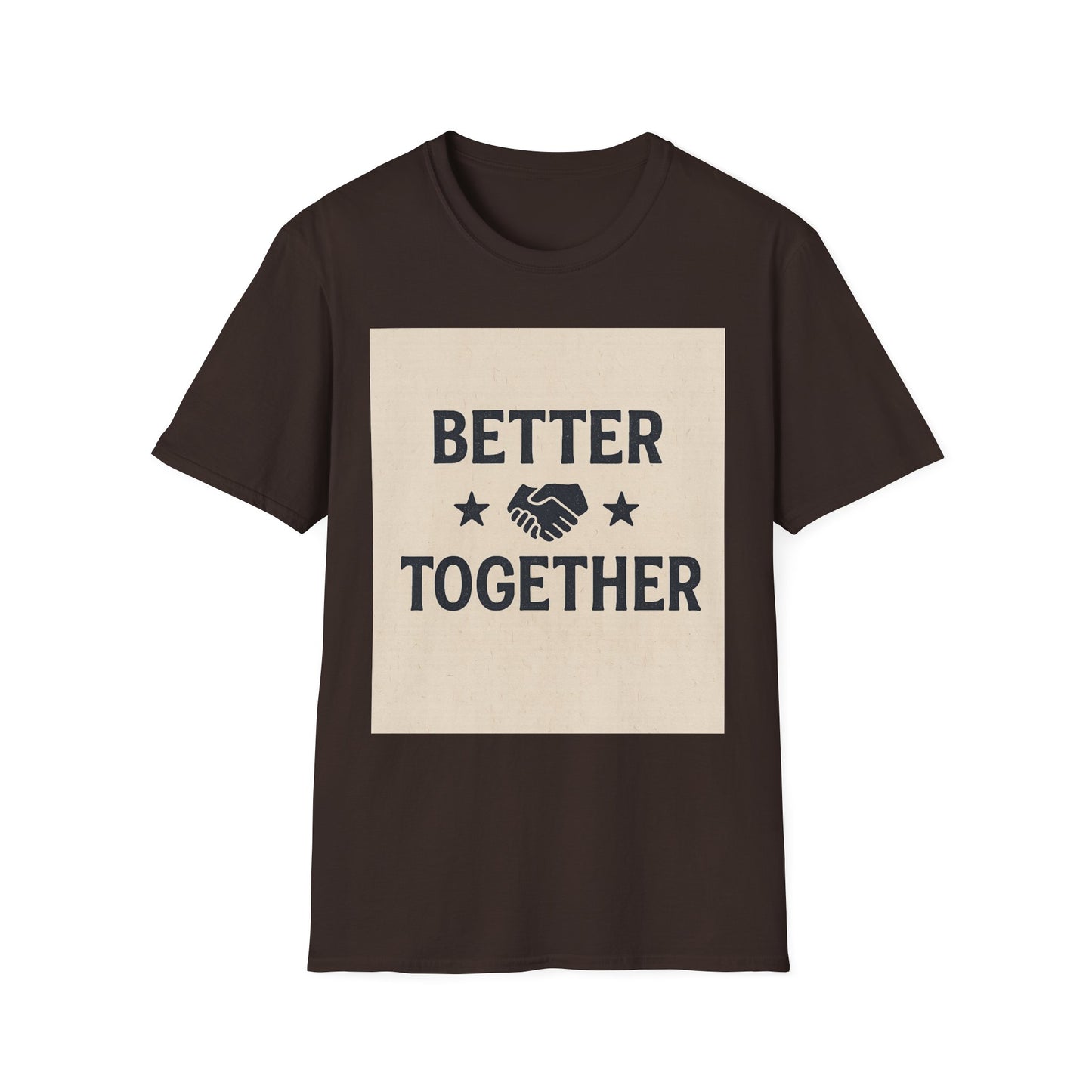 Better Together Unisex Softstyle T-Shirt, Friendship Gift Tee, Couples Matching Shirt, Family Reunion Apparel, Quality Printed Top