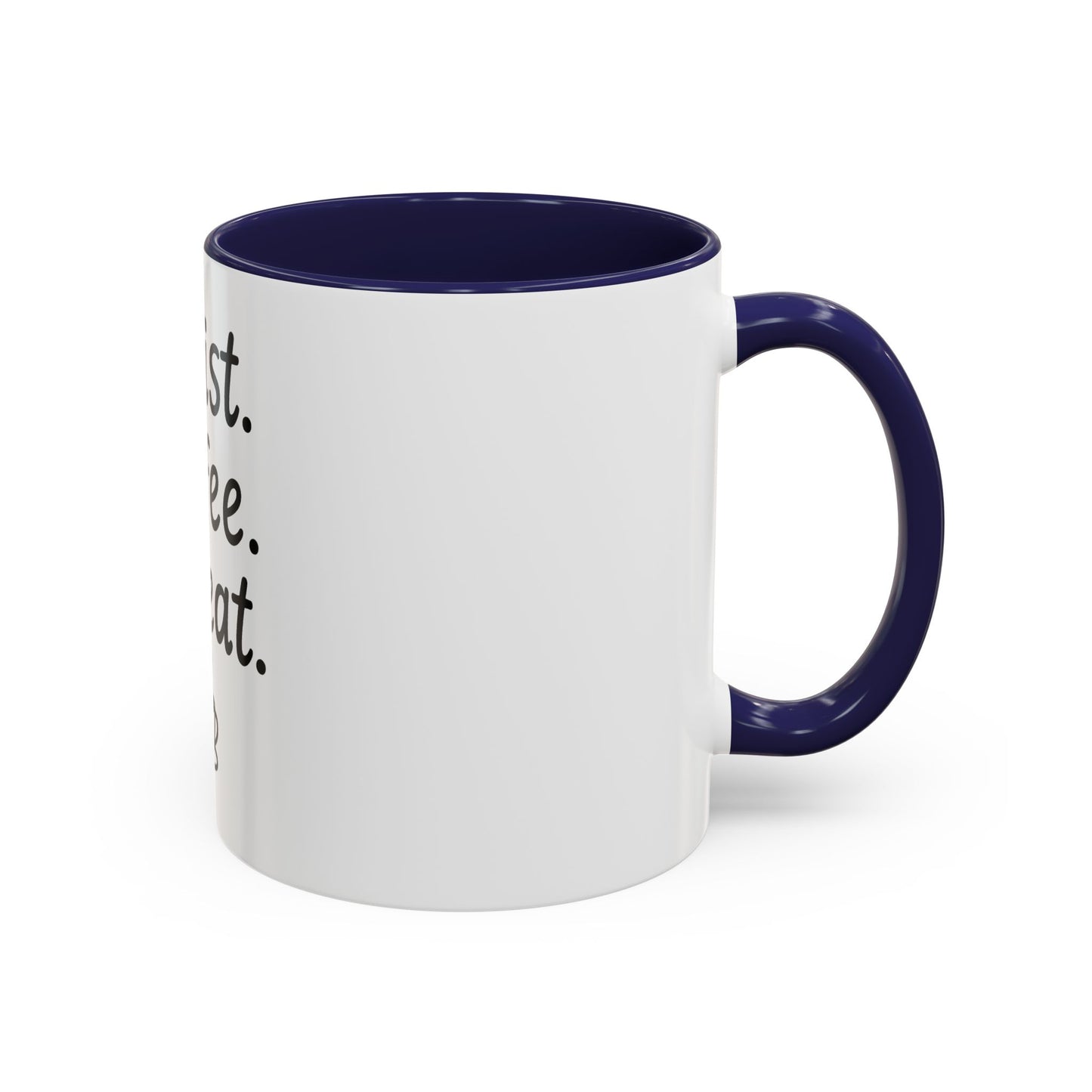 Christ Coffee Repeat Accent Mug | Christian Coffee Cup | 11oz