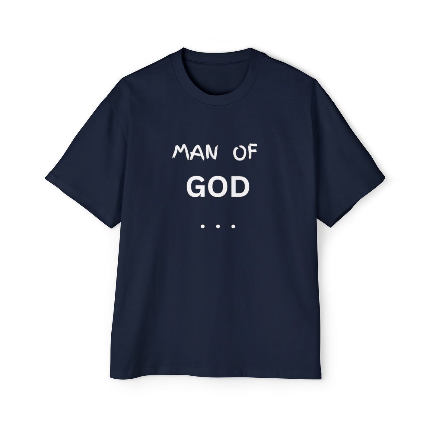 Christian Men’s T-Shirt – Bold “Man of God” Faith Tee