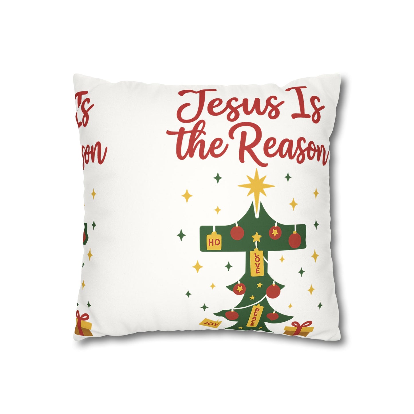 Christmas Decorative Pillowcase - Jesus Is the Reason
