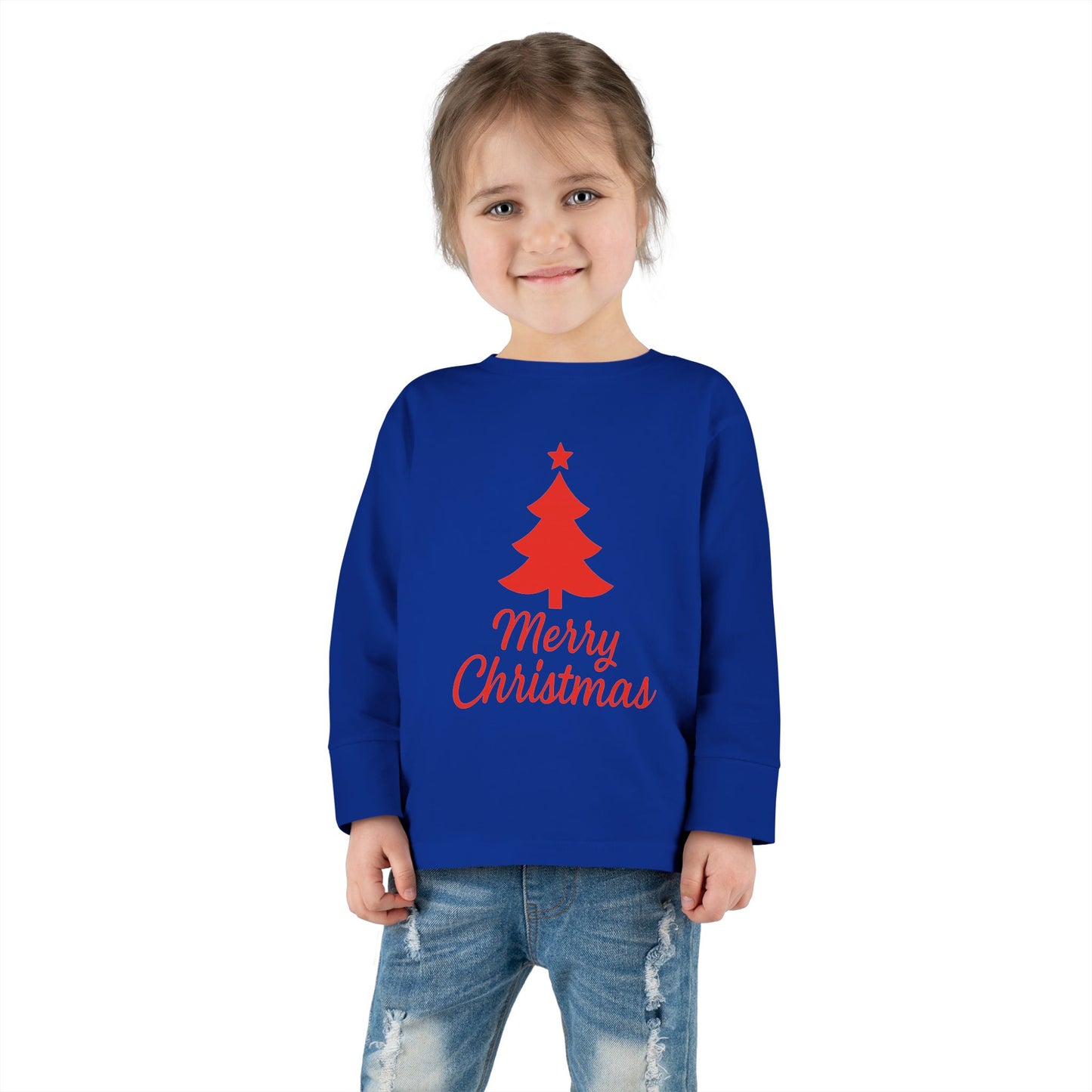 Toddler Christmas Tree Long Sleeve Tee