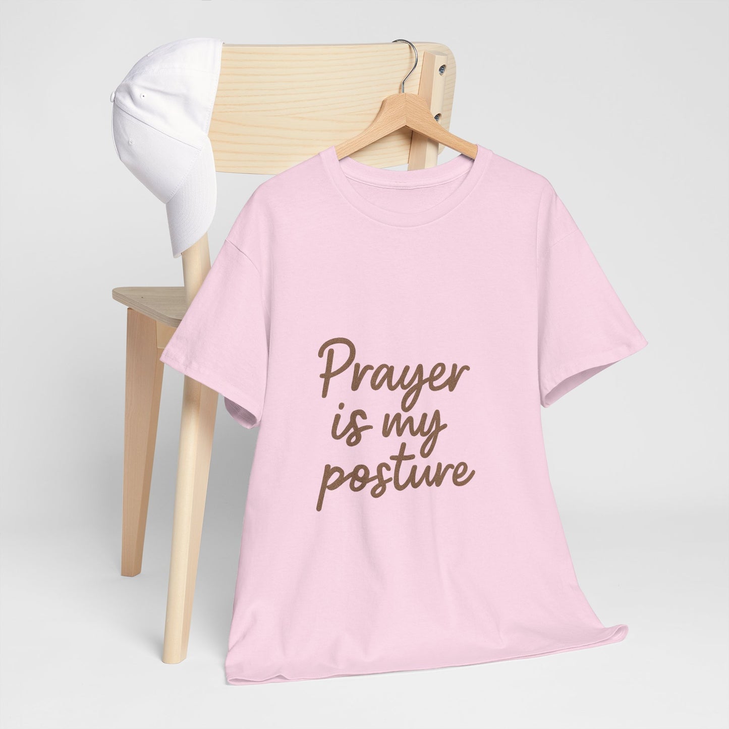 Prayer Is My Posture T-Shirt – Faith-Inspired Christian Unisex Tee