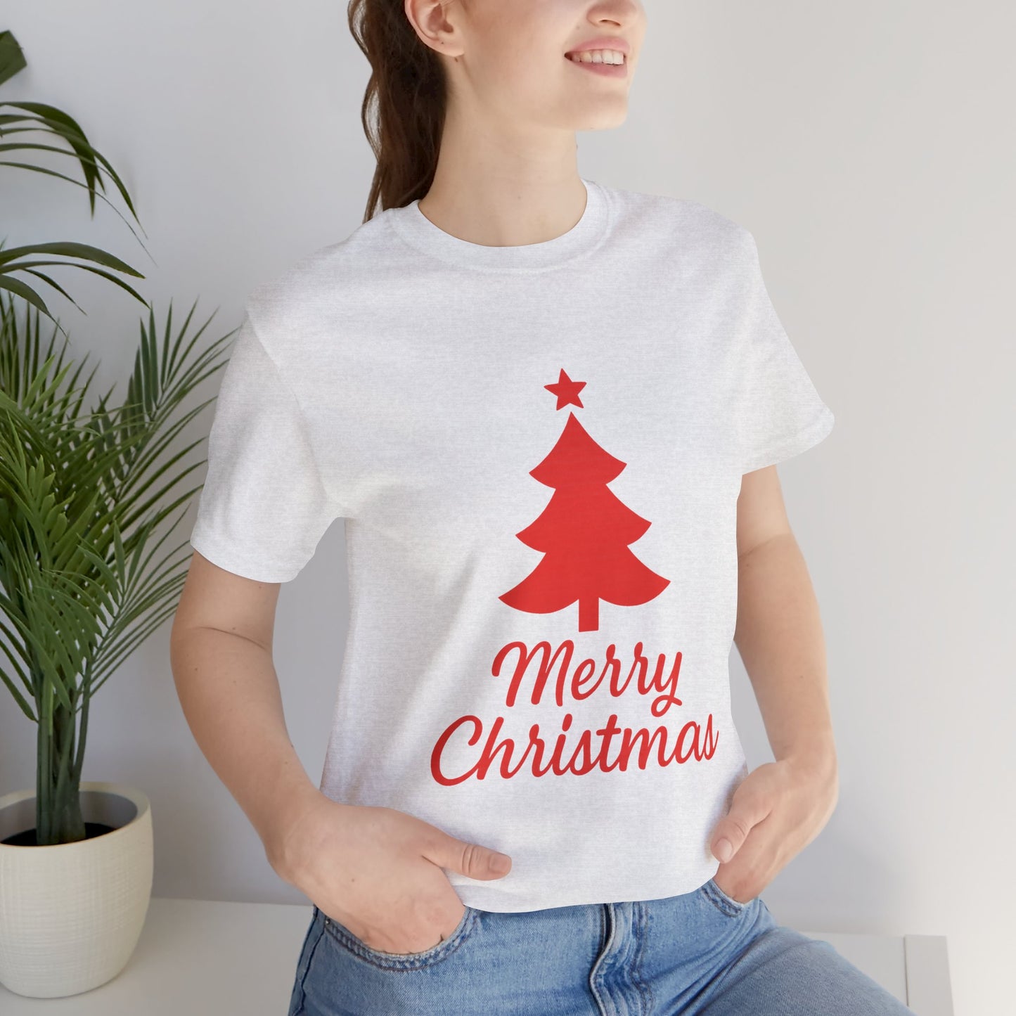 Merry Christmas Unisex Heavy Cotton Tee – Faith-Inspired Holiday Shirt