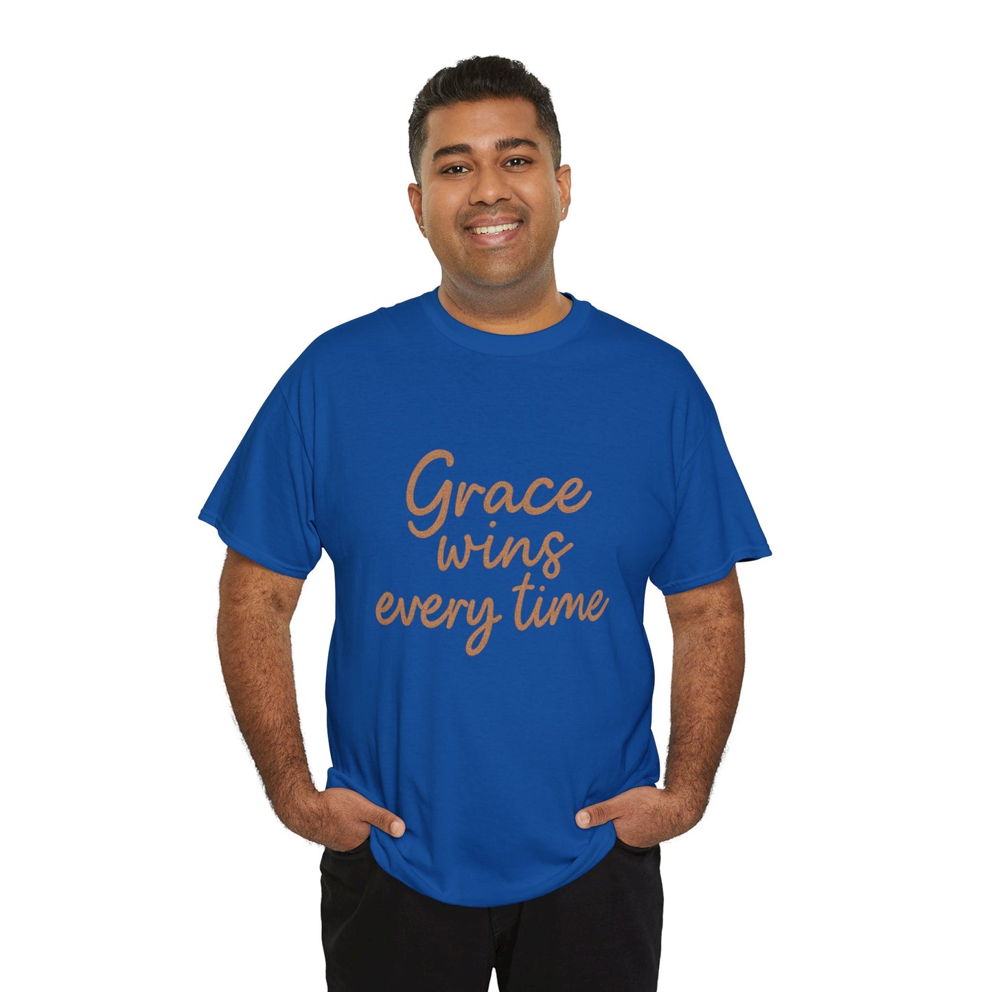 Grace Wins Every Time T-Shirt – Inspirational Christian Unisex Tee