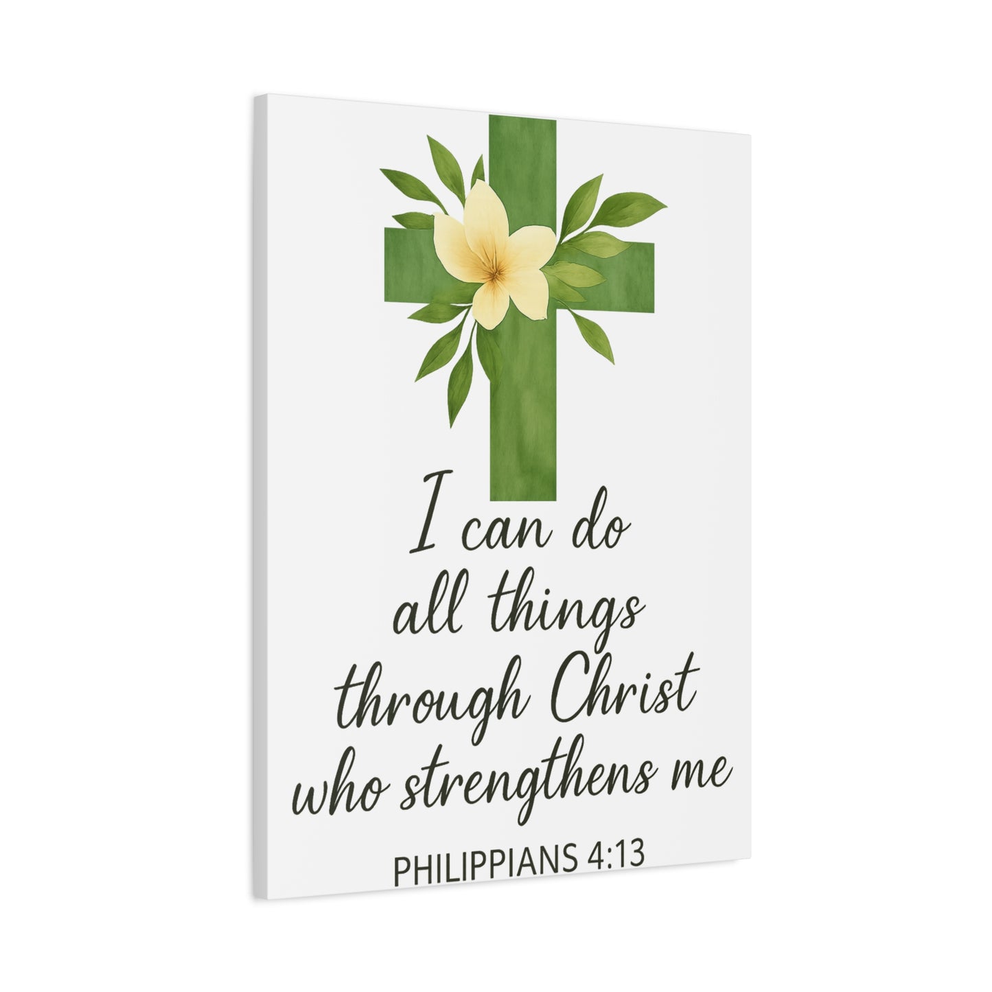 Philippians 4:13 Wall Art | Christian Scripture Home Decor
