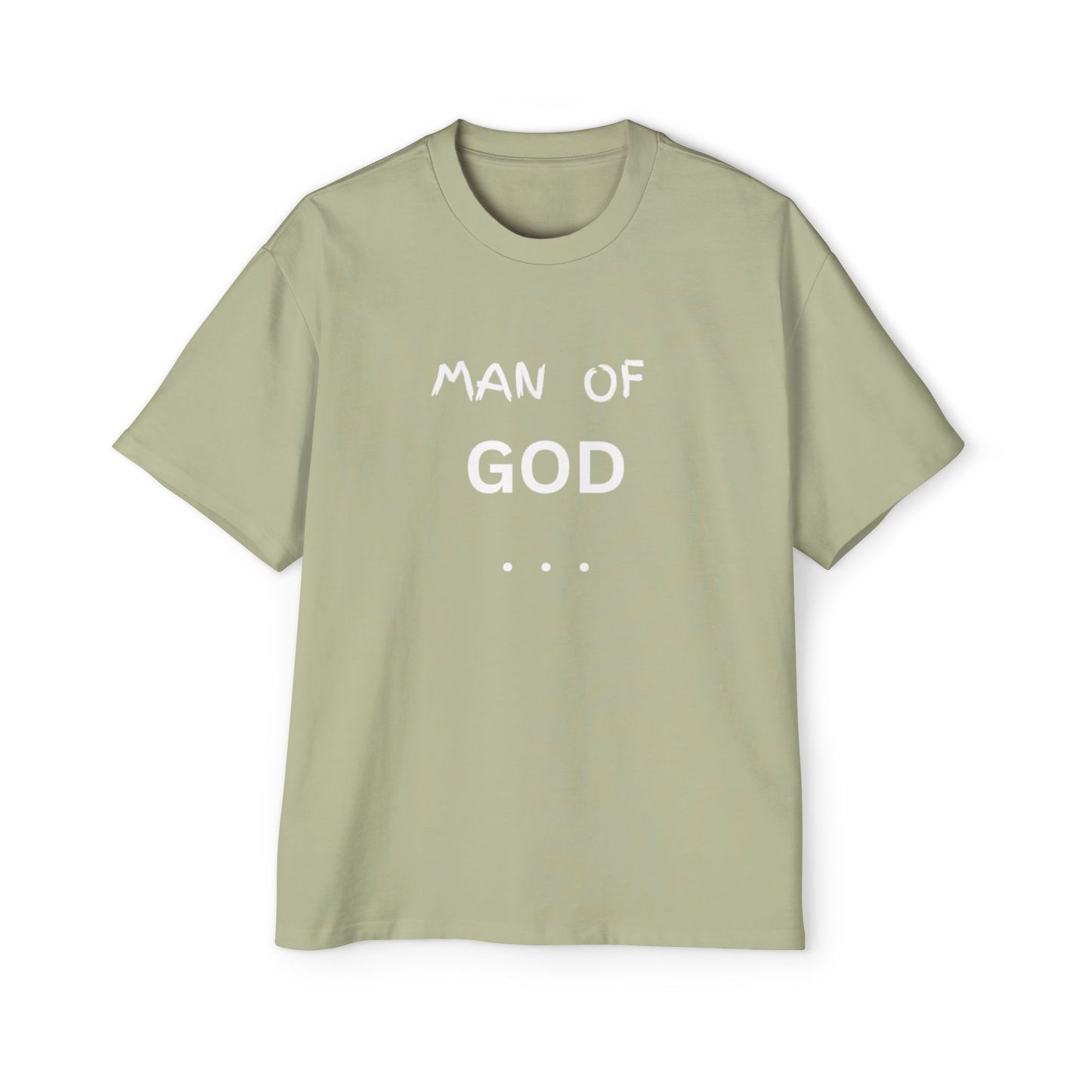 Christian Men’s T-Shirt – Bold “Man of God” Faith Tee