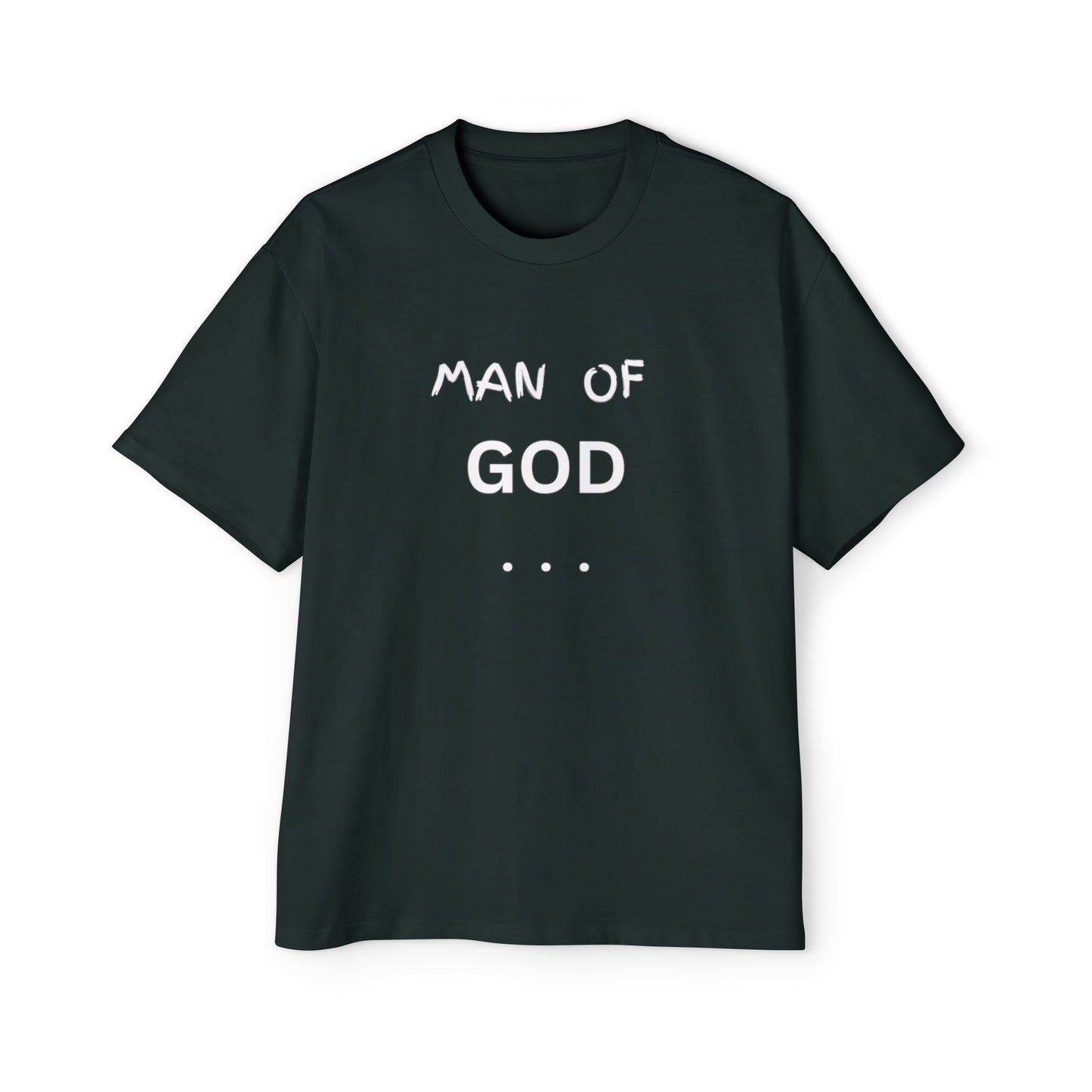 Christian Men’s T-Shirt – Bold “Man of God” Faith Tee