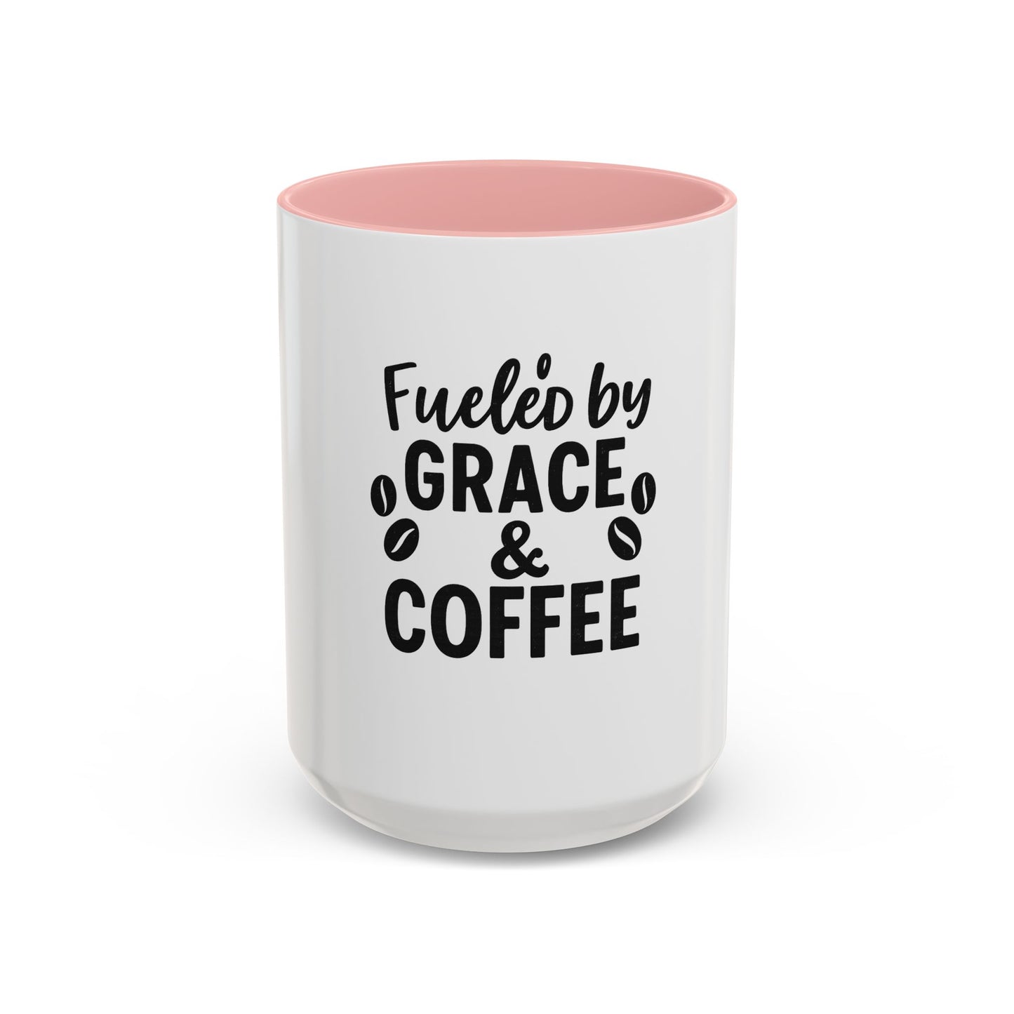 Fueled by Grace & Coffee Mug – Faith & Motivation