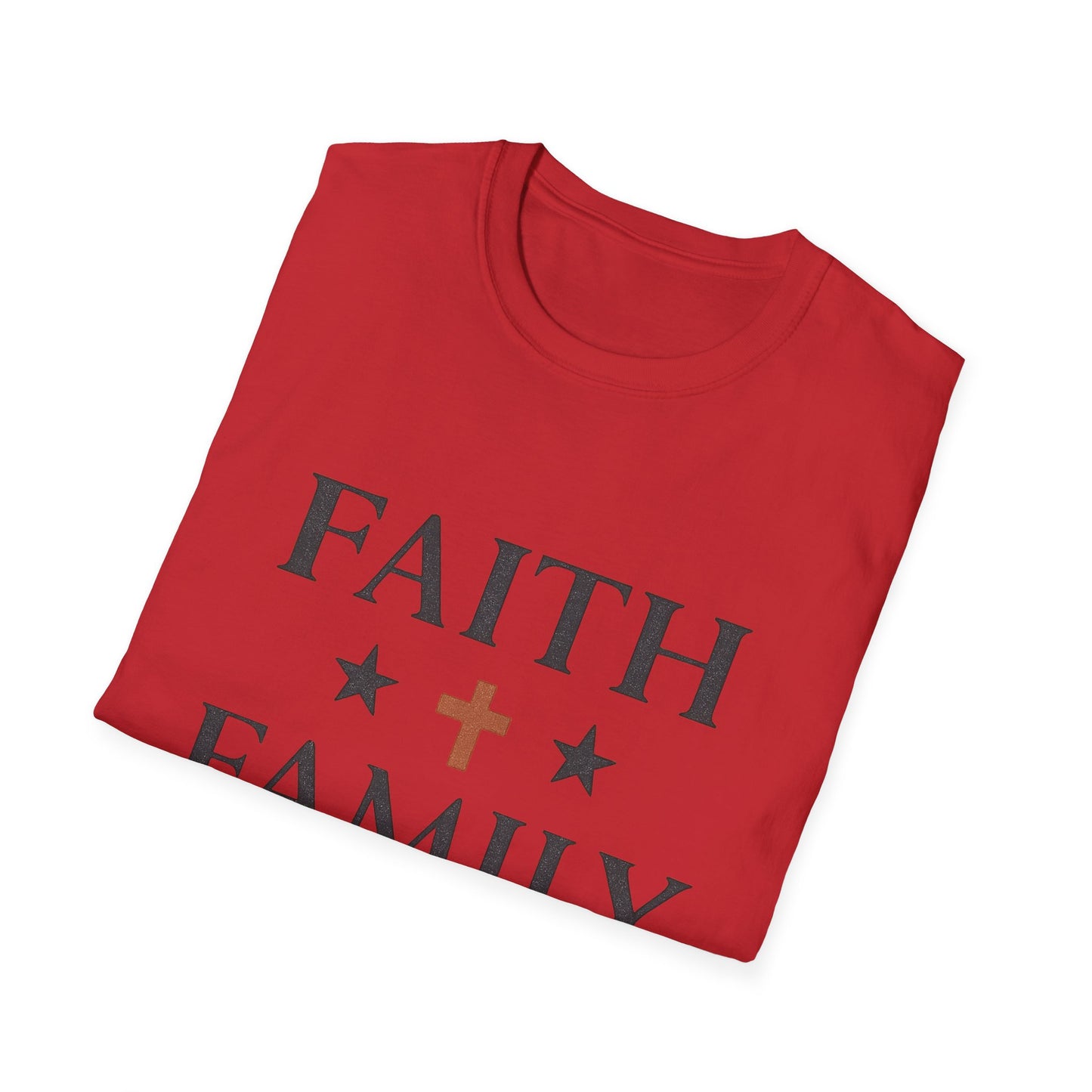 Faith Family Freedom Unisex T-Shirt | Soft Style Tee | Patriotic