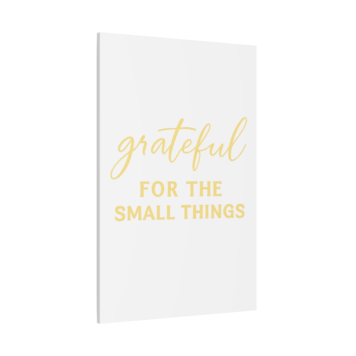 Grateful Wall Art | Inspirational Christian Home Decor - Matte Canvas, Stretched, 1.25"