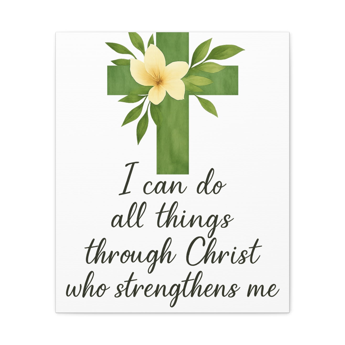 Philippians 4:13 Wall Art | Christian Scripture Home Decor