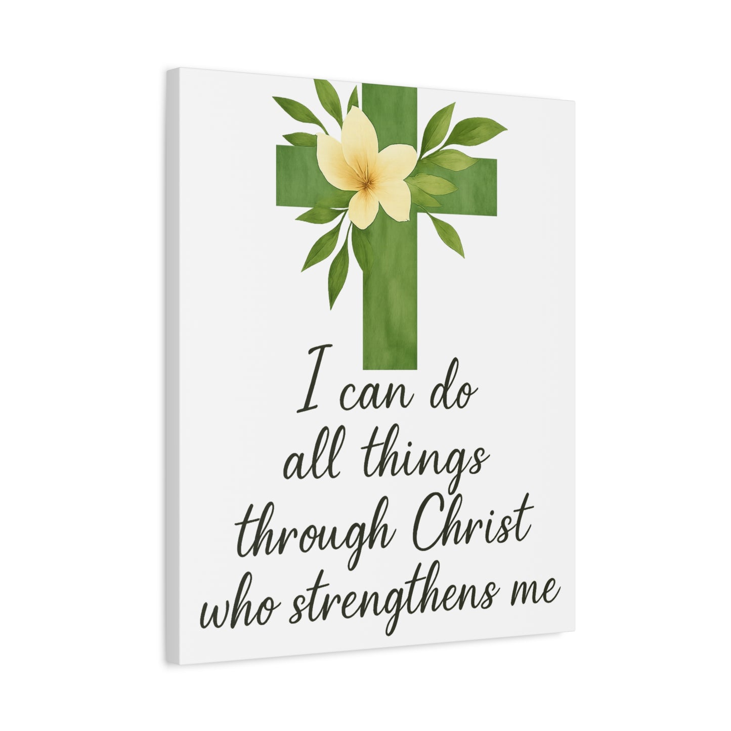 Philippians 4:13 Wall Art | Christian Scripture Home Decor