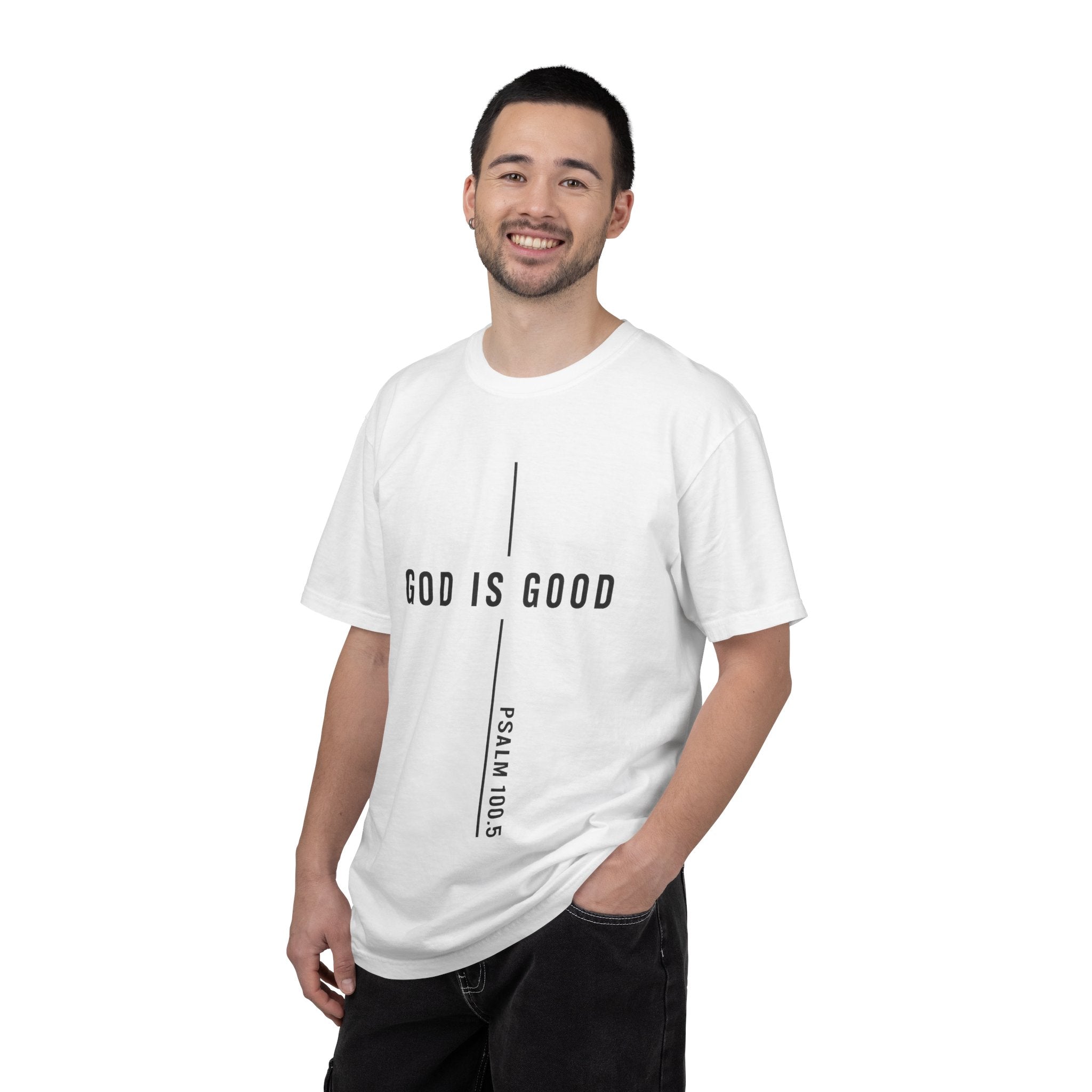 God Is Good – Psalm 100:5” Faith Tee – Premium Comfort Colors® Vintage Christian Shirt | Lexad Designs