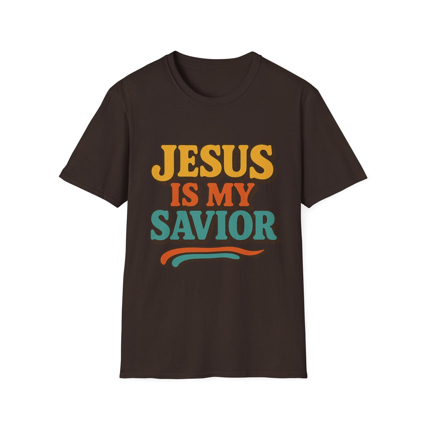 Jesus Is My Saviour Softstyle Christian Tee | Faith T-Shirt for Men & Women.