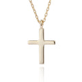 18K Gold Jesus Cross Necklace | 925 Sterling Silver Christian Pendant for Women – Faith Jewelry Gift