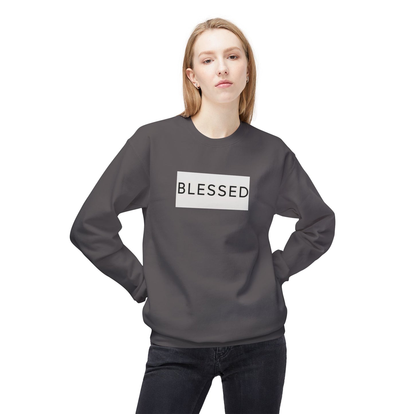 “Blessed” Crewneck Sweatshirt – Unisex Christian Apparel