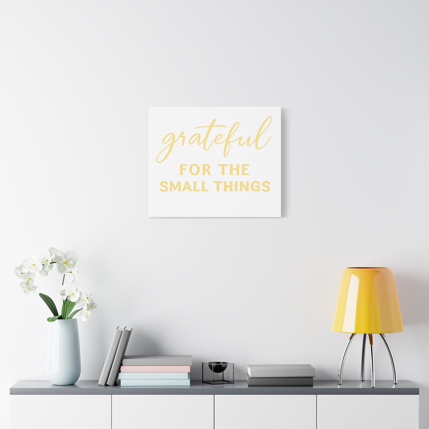 Grateful Wall Art | Inspirational Christian Home Decor - Matte Canvas, Stretched, 1.25"