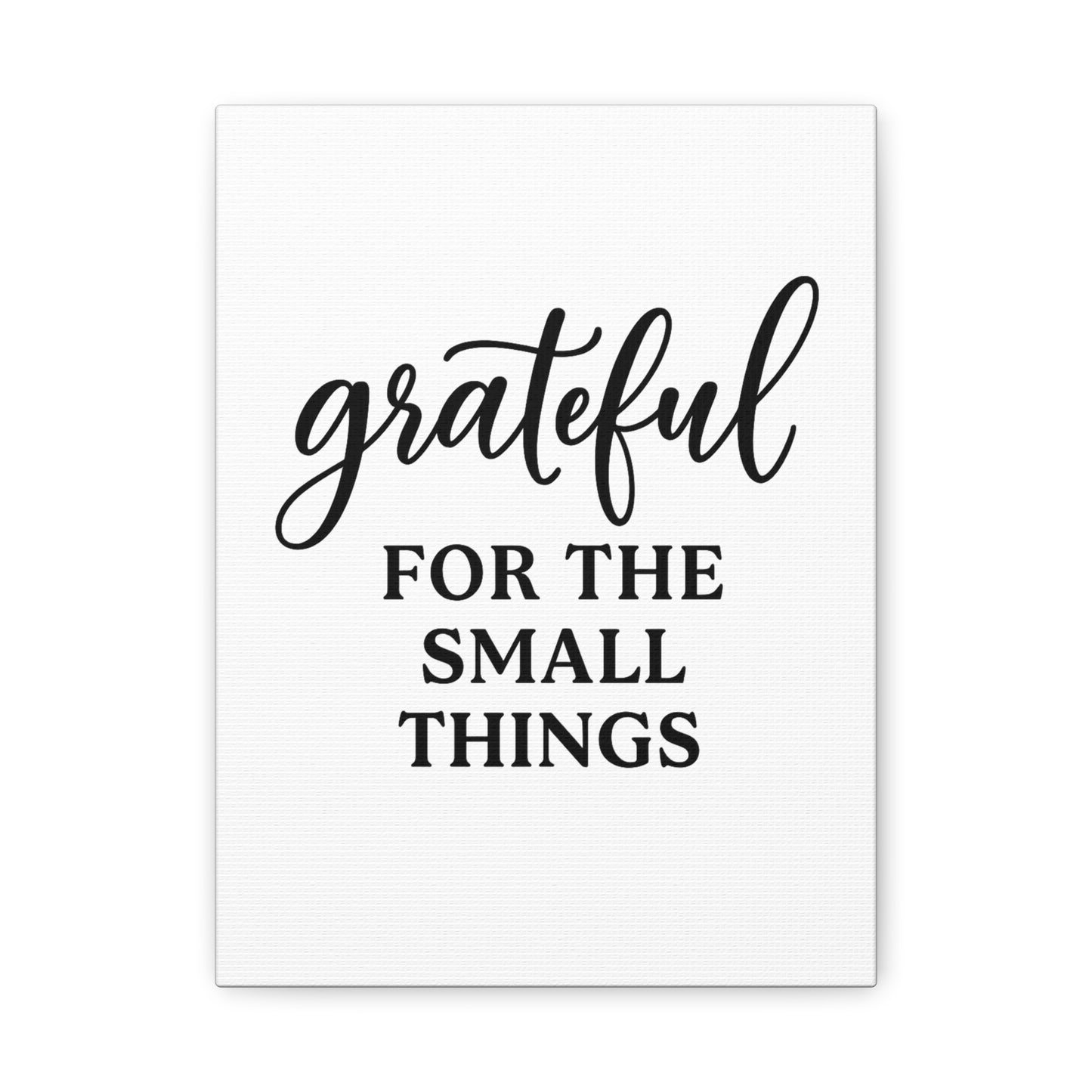 Grateful Wall Art | Inspirational Christian Home Decor-Matte Canvas, Stretched, 1.25"