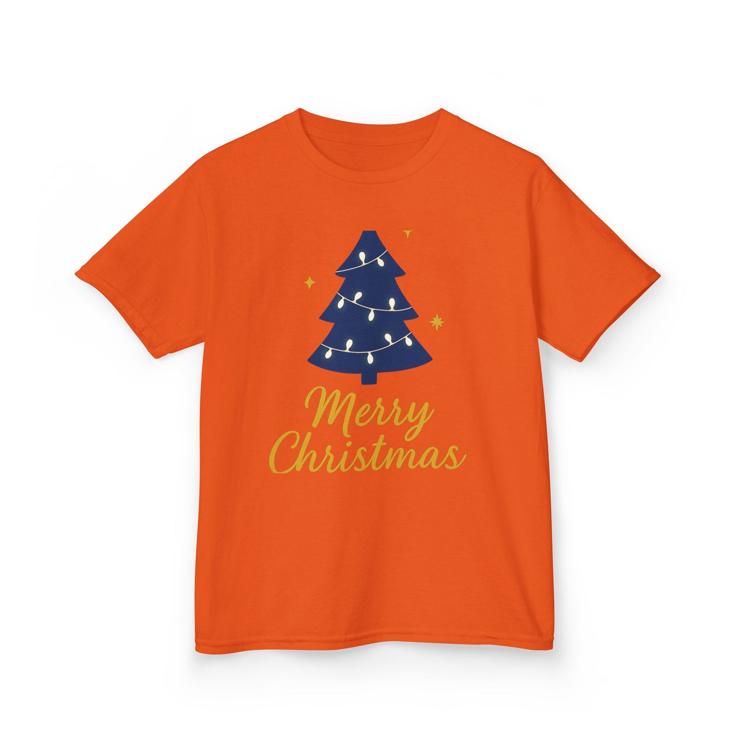 Merry Christmas Kids Heavy Cotton Tee – Christian Holiday Shirt for Children