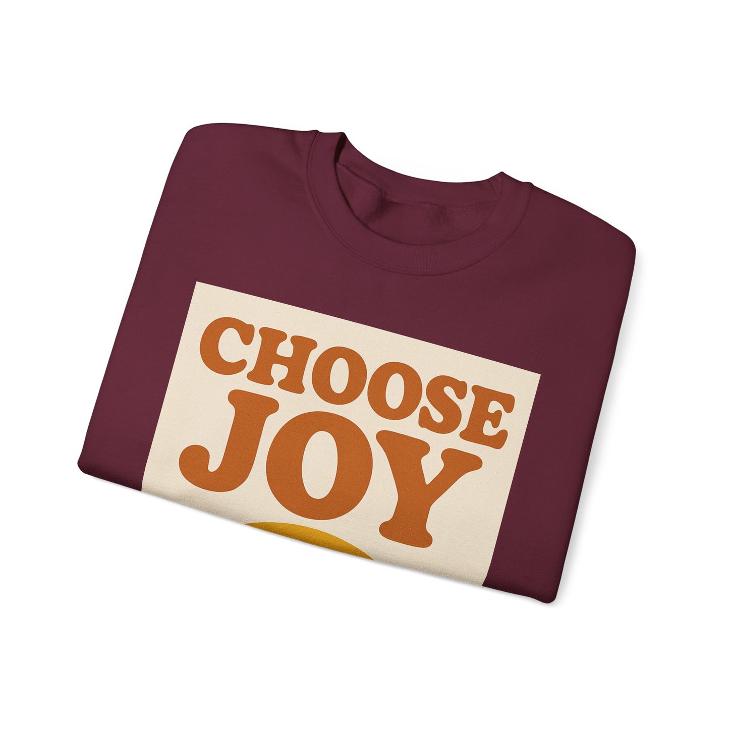 Choose Joy Rainbow Crewneck Sweatshirt, Unisex Sweatshirt, Motivational Gift, Cozy Layer, Fall Fashion, Positive Vibes