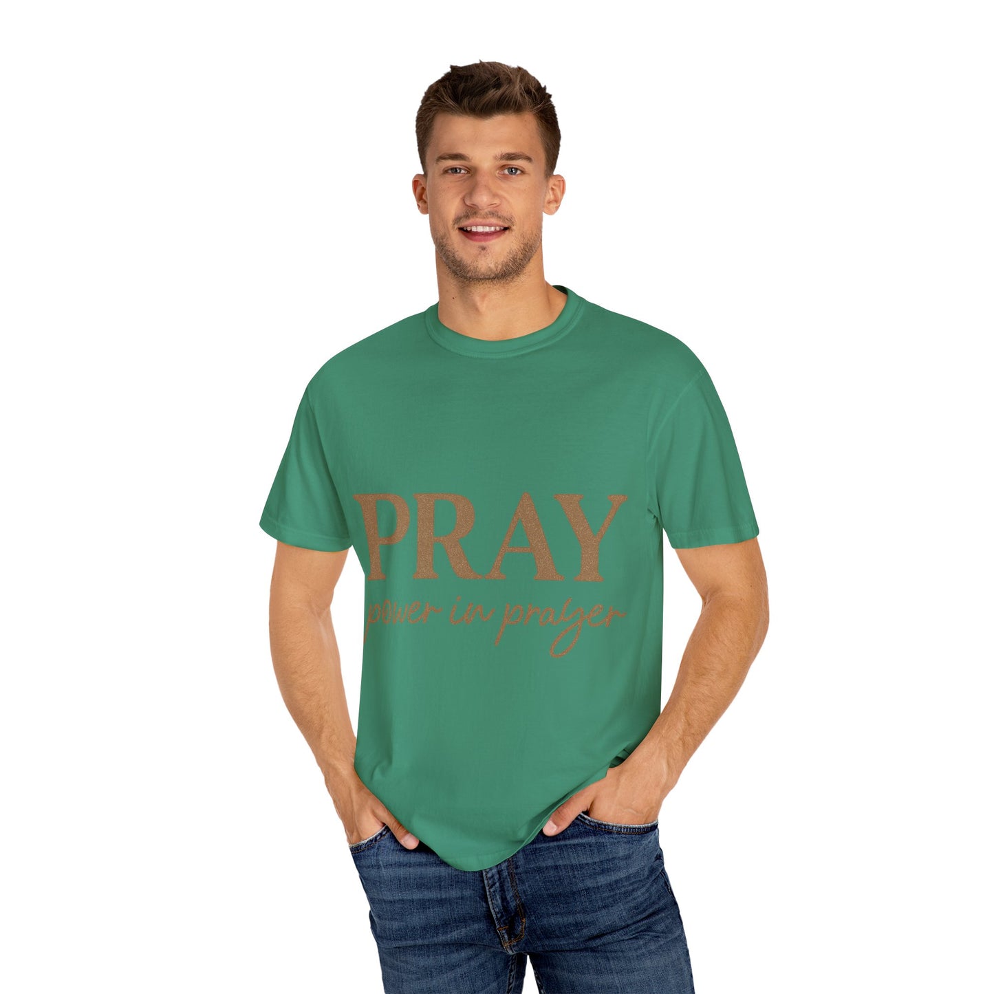Pray Unisex T-Shirt – Minimal Christian Faith Tee