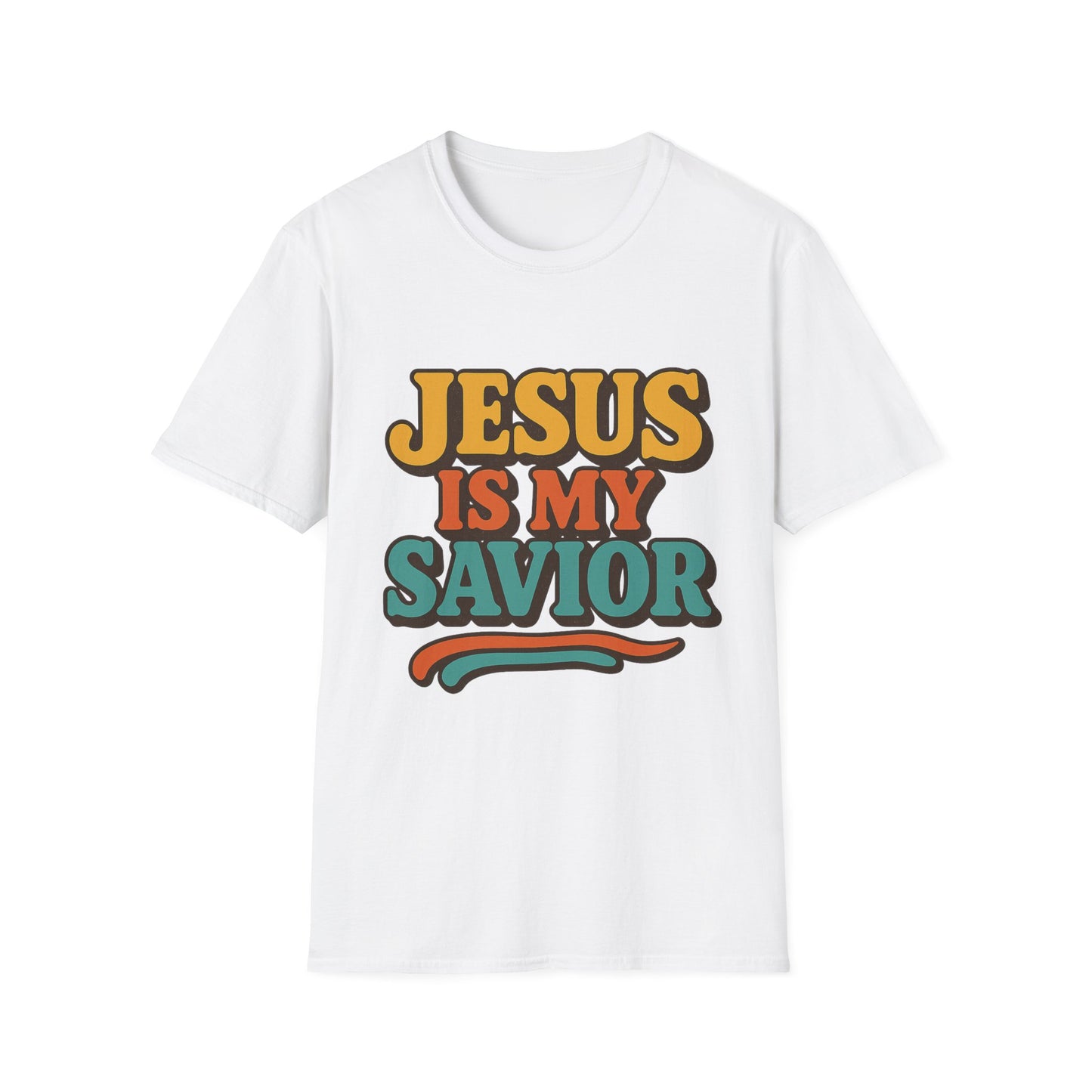 Jesus Is My Saviour Softstyle Christian Tee | Faith T-Shirt for Men & Women.