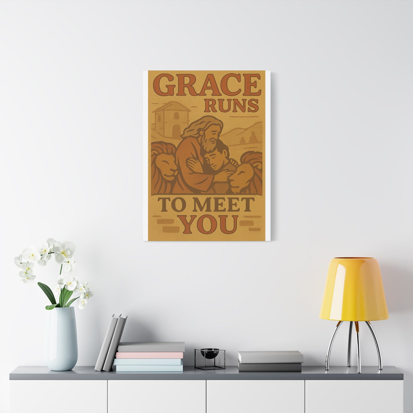 The Prodigal Son Wall Art | Vintage Christian Poster – Redemption & Grace Illustration.